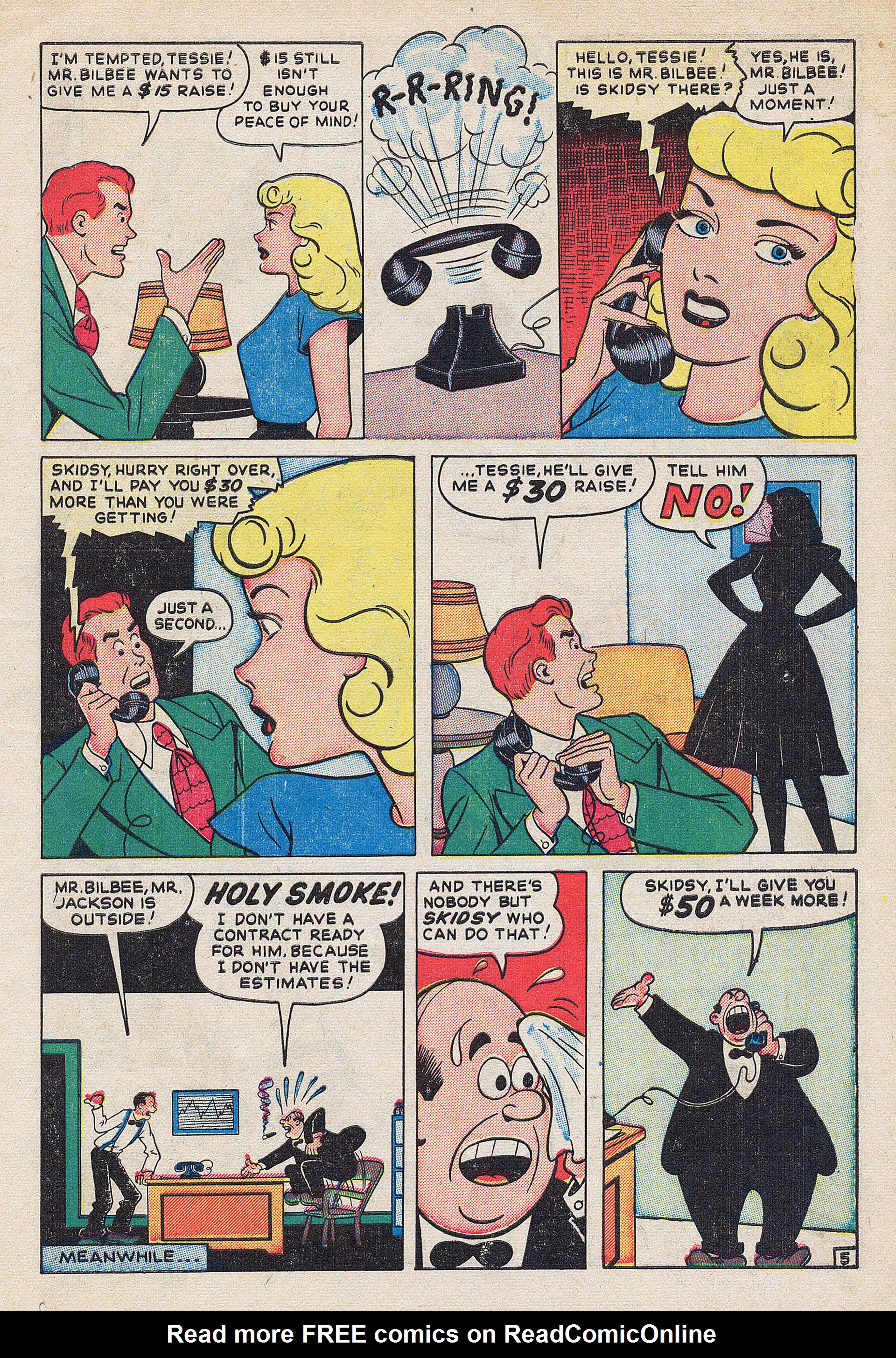 Read online Tessie the Typist comic -  Issue #20 - 7
