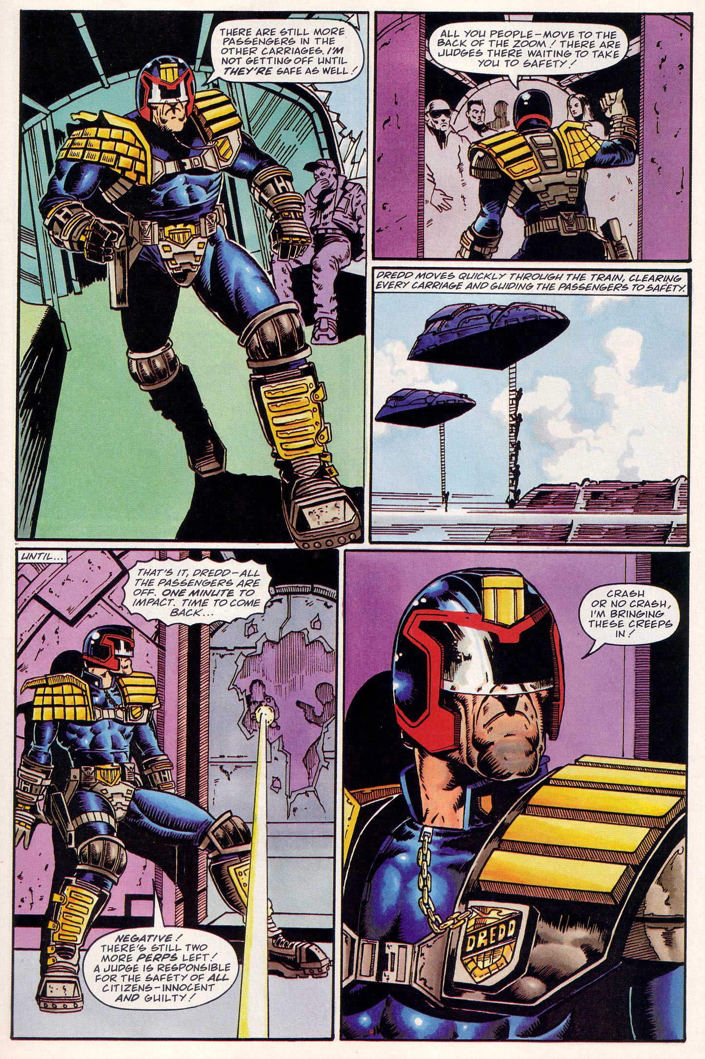 Read online Judge Dredd Lawman of the Future comic -  Issue #3 - 22