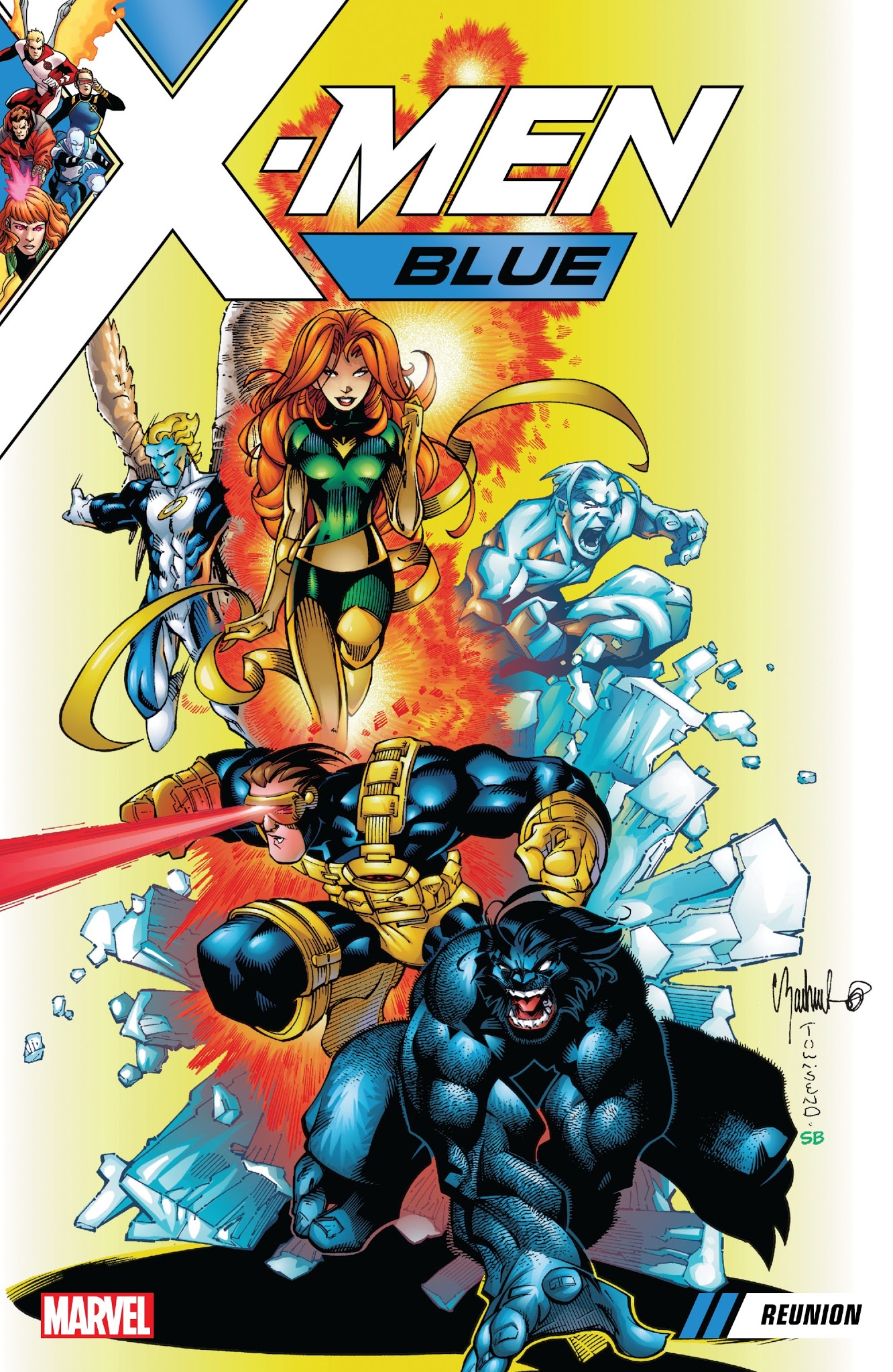 Read online X-Men: Blue: Reunion comic -  Issue # TPB - 1