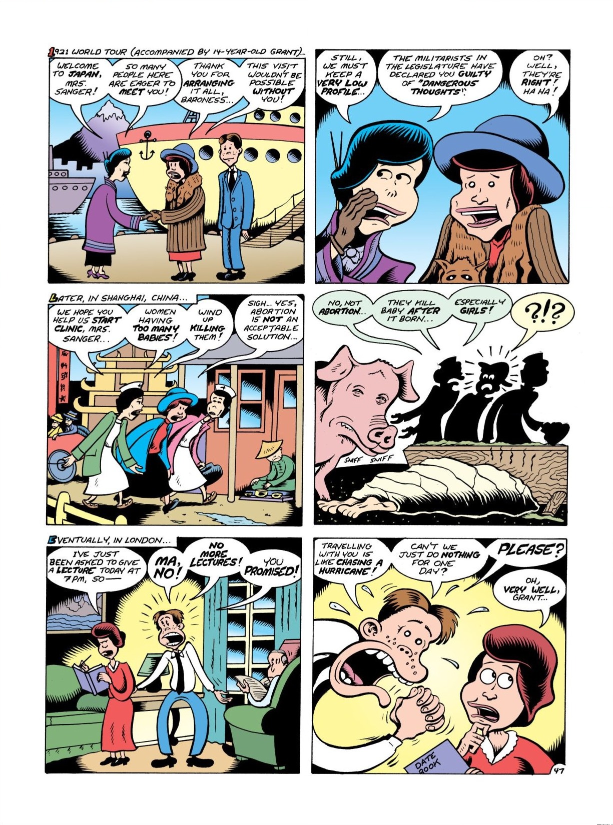 Read online Woman Rebel: The Margaret Sanger Story comic -  Issue # TPB - 54