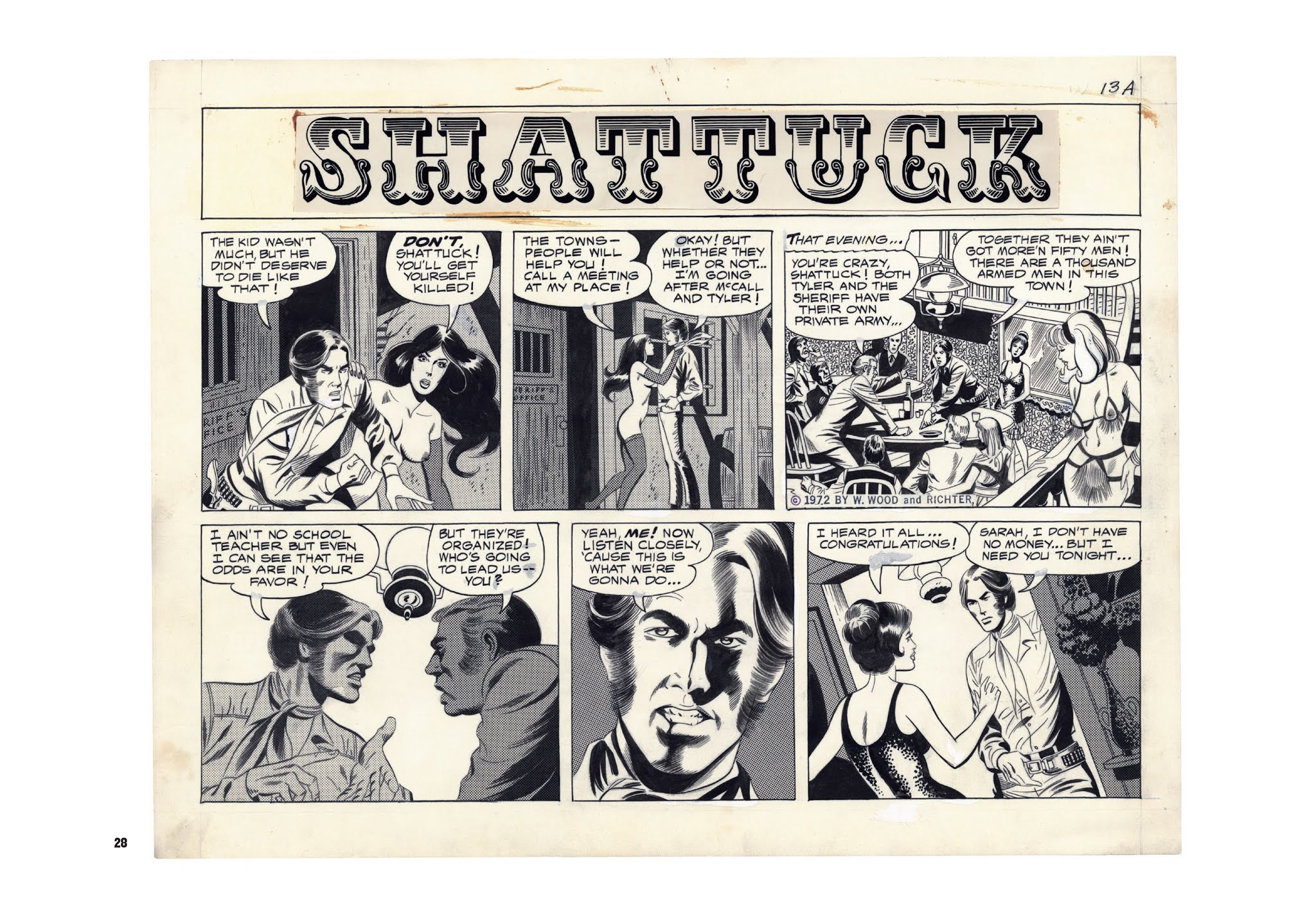 Read online Wallace Wood Presents Shattuck comic -  Issue # TPB - 28