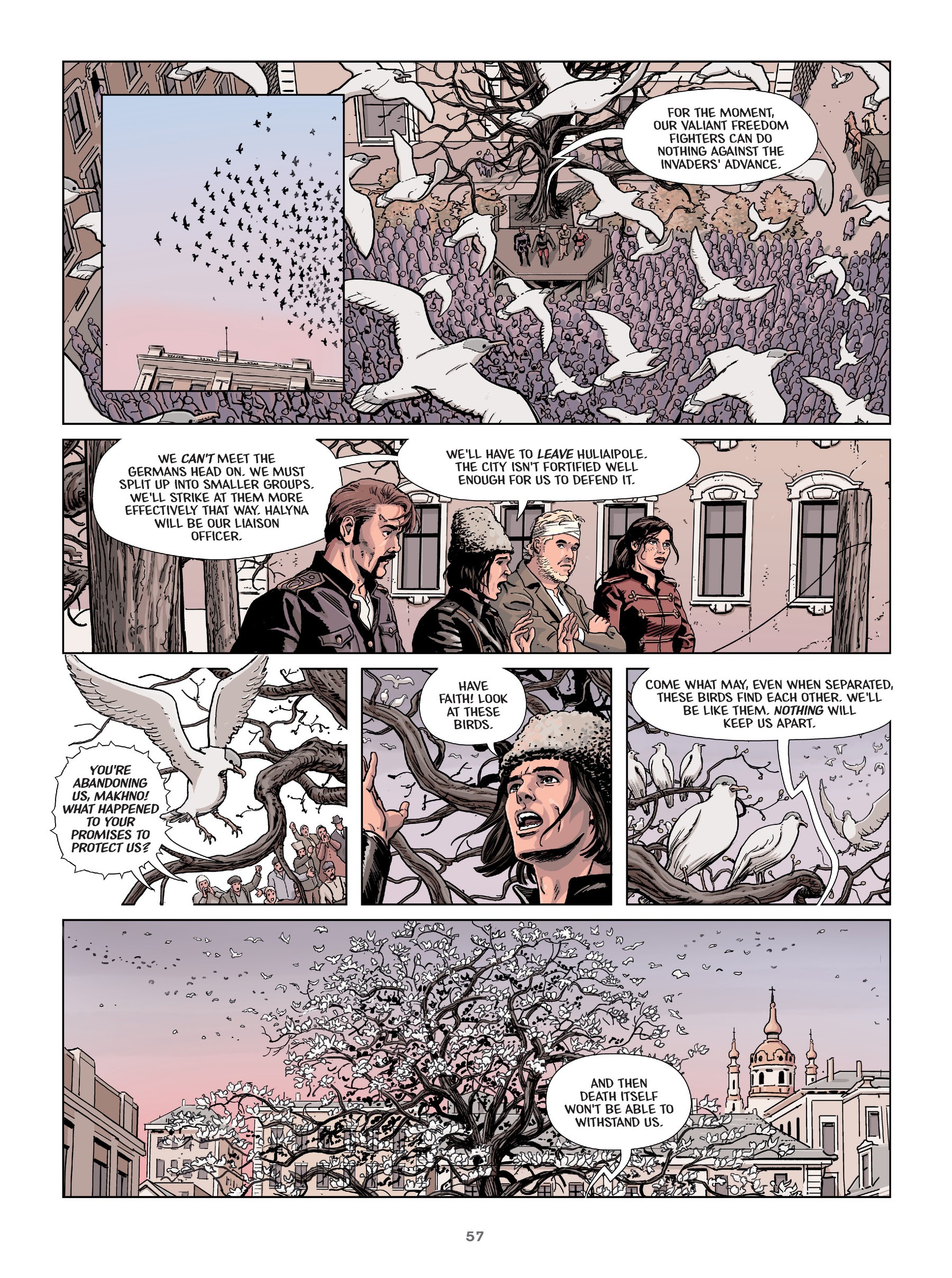 Read online Makhno: Ukrainian Freedom Fighter comic -  Issue # TPB - 58