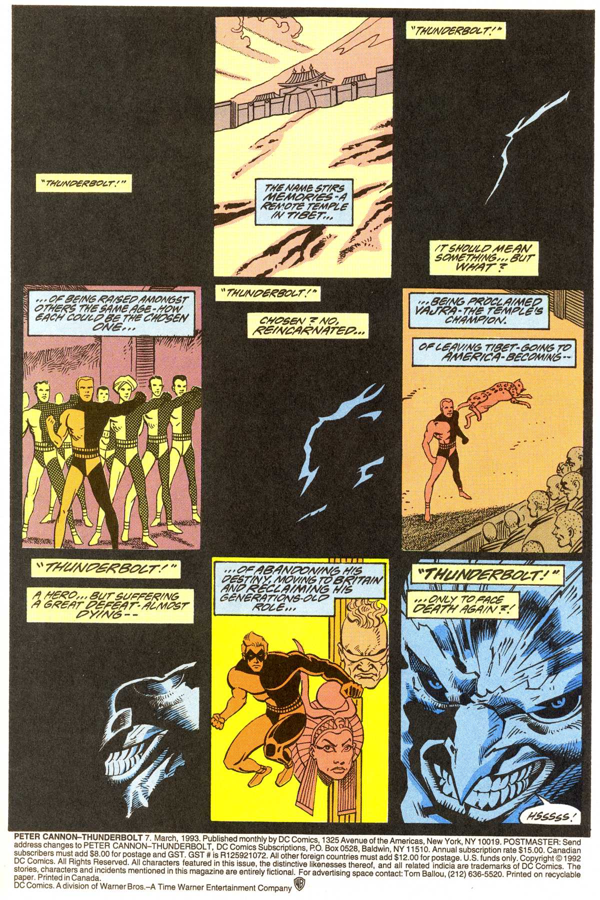 Read online Peter Cannon--Thunderbolt (1992) comic -  Issue #7 - 2