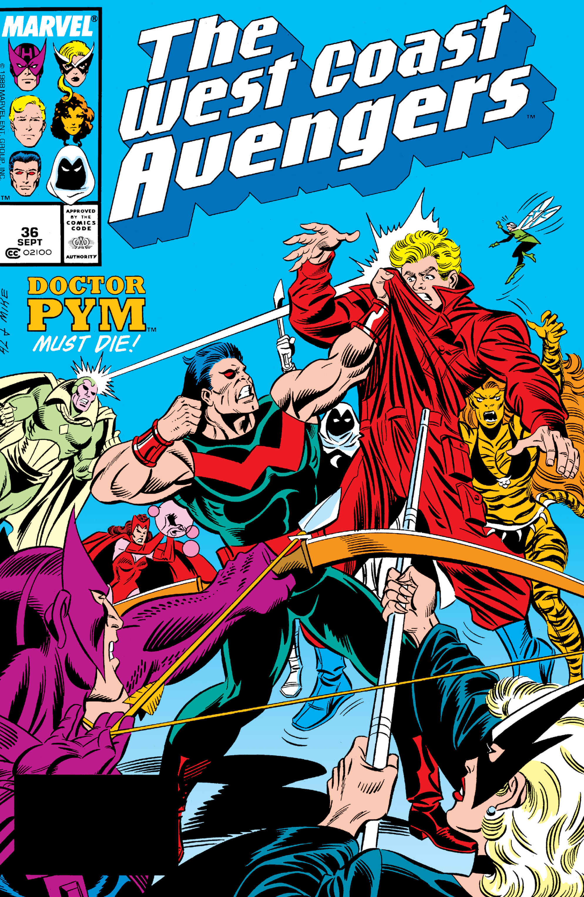 Read online West Coast Avengers (1985) comic -  Issue #36 - 1