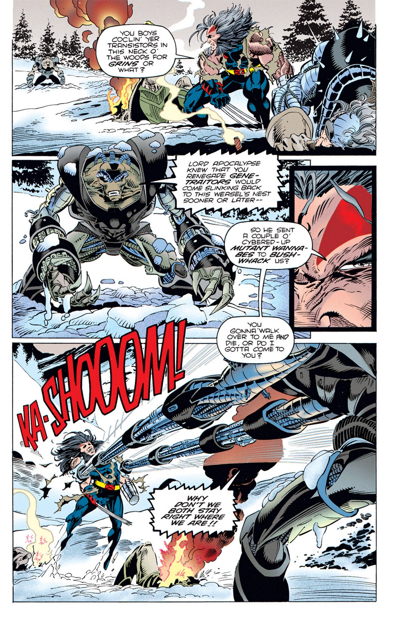 Read online Weapon X (1995) comic -  Issue #3 - 4