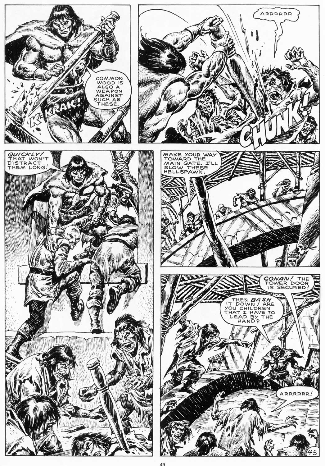 Read online The Savage Sword Of Conan comic -  Issue #155 - 50