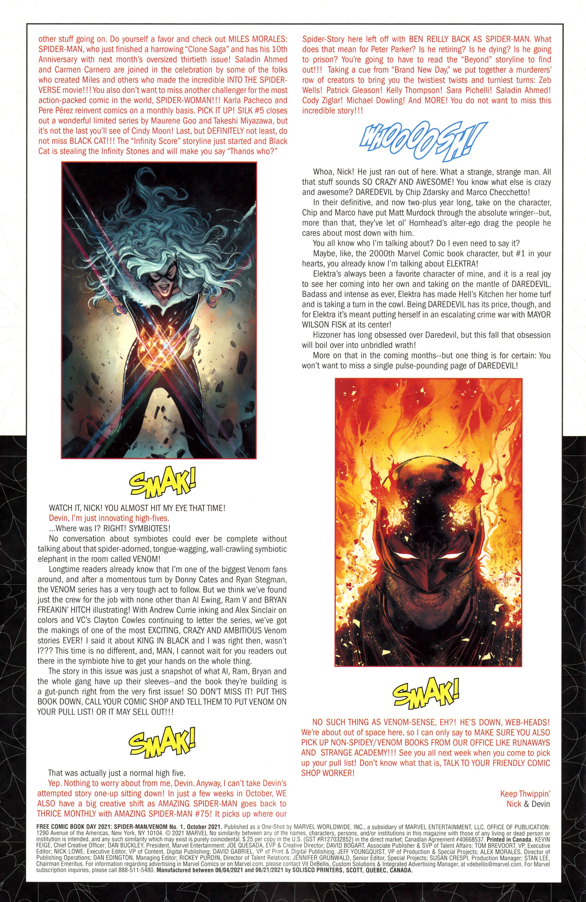 Read online Free Comic Book Day 2021 comic -  Issue # Spider-Man - Venom - 24