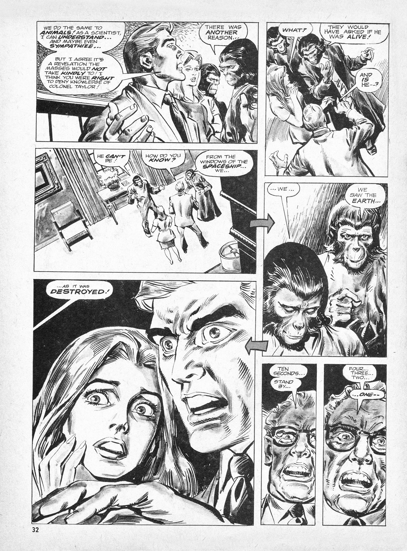 Read online Planet of the Apes comic -  Issue #14 - 32
