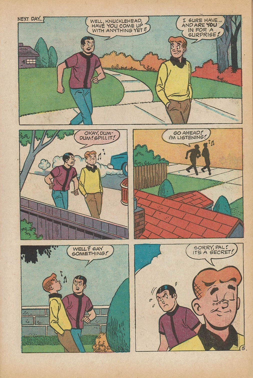 Read online Reggie and Me (1966) comic -  Issue #36 - 7