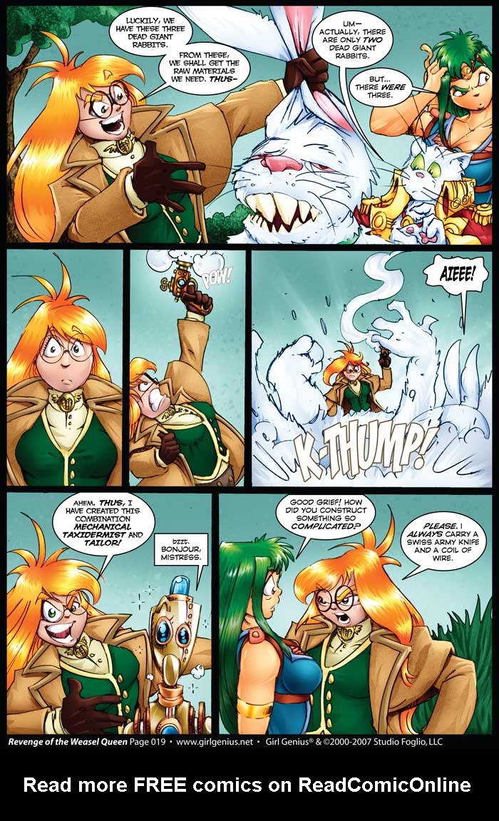 Read online Girl Genius (2002) comic -  Issue #7 - 137