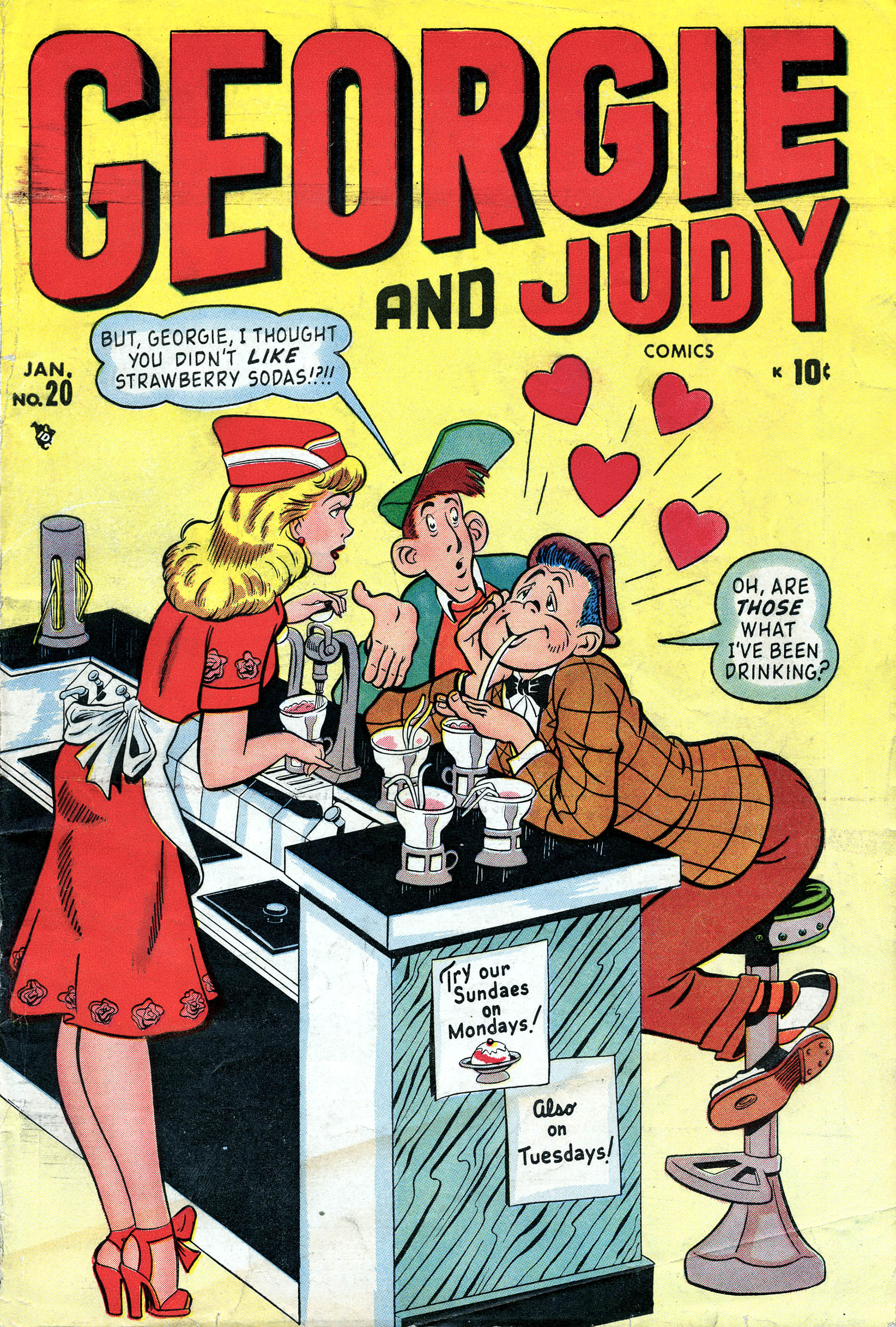 Read online Georgie And Judy Comics comic -  Issue #20 - 1