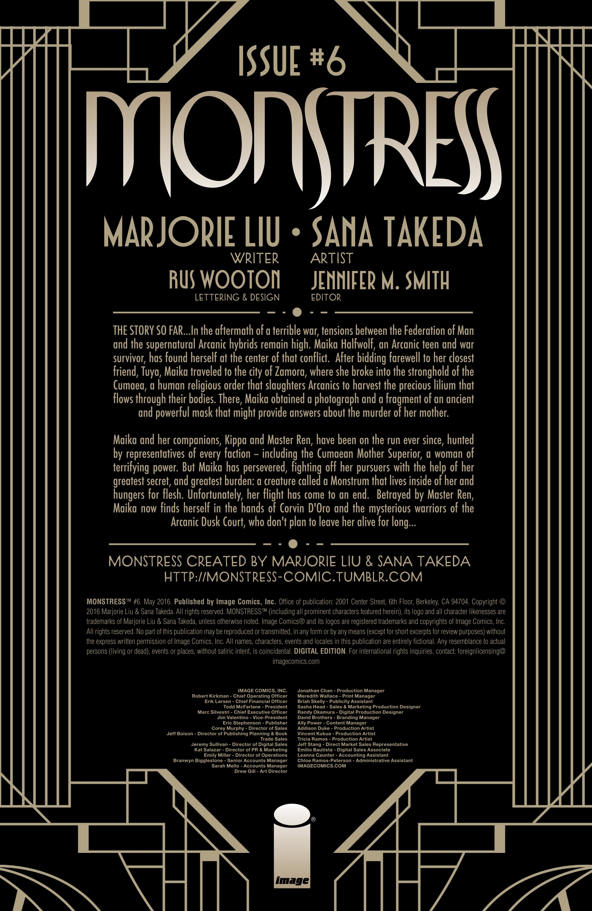 Read online Monstress comic -  Issue #6 - 2