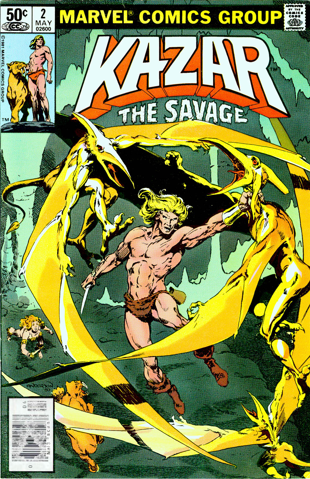 Read online Ka-Zar the Savage comic -  Issue #2 - 1