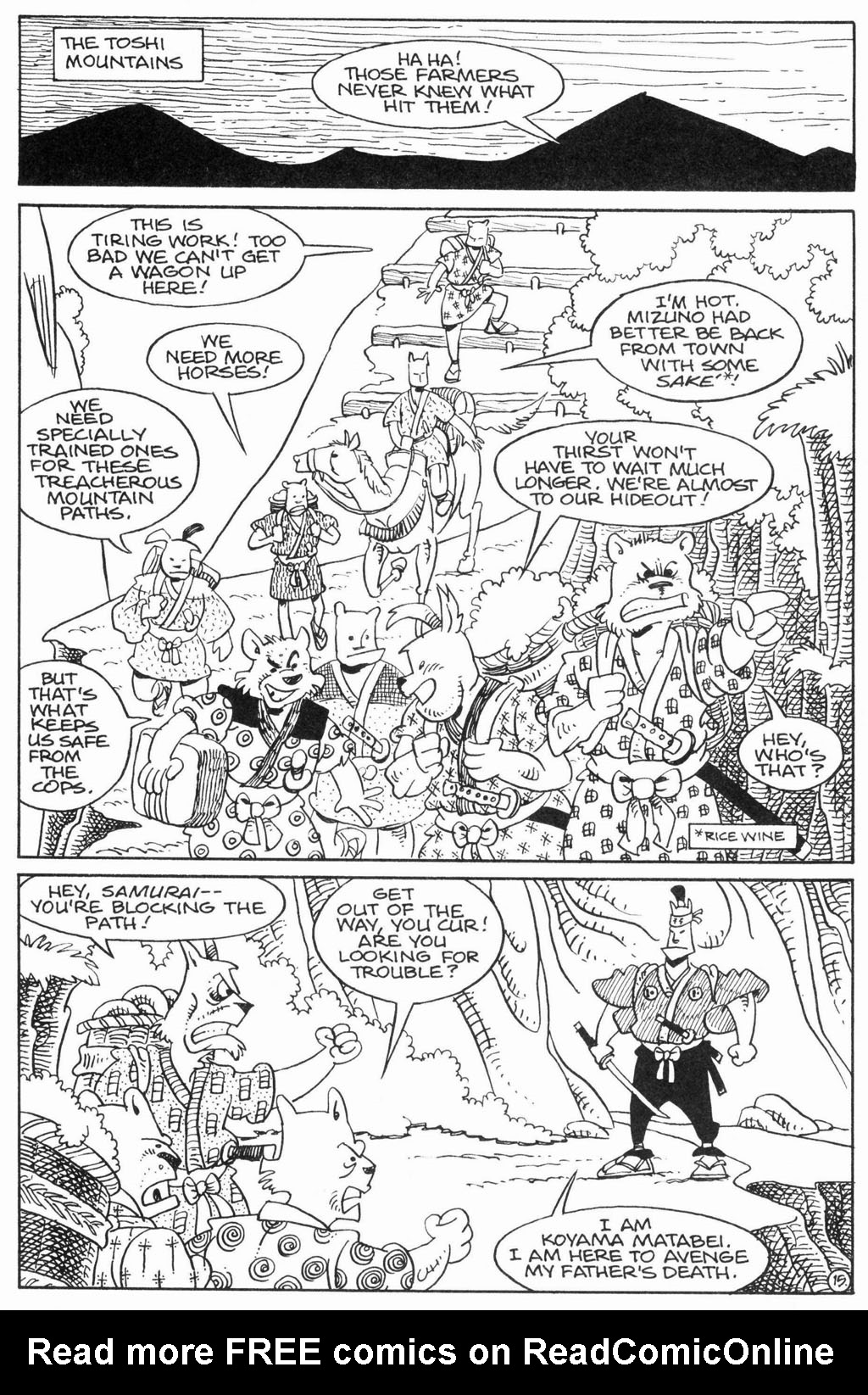 Usagi Yojimbo (1996) Issue #53 #53 - English 17