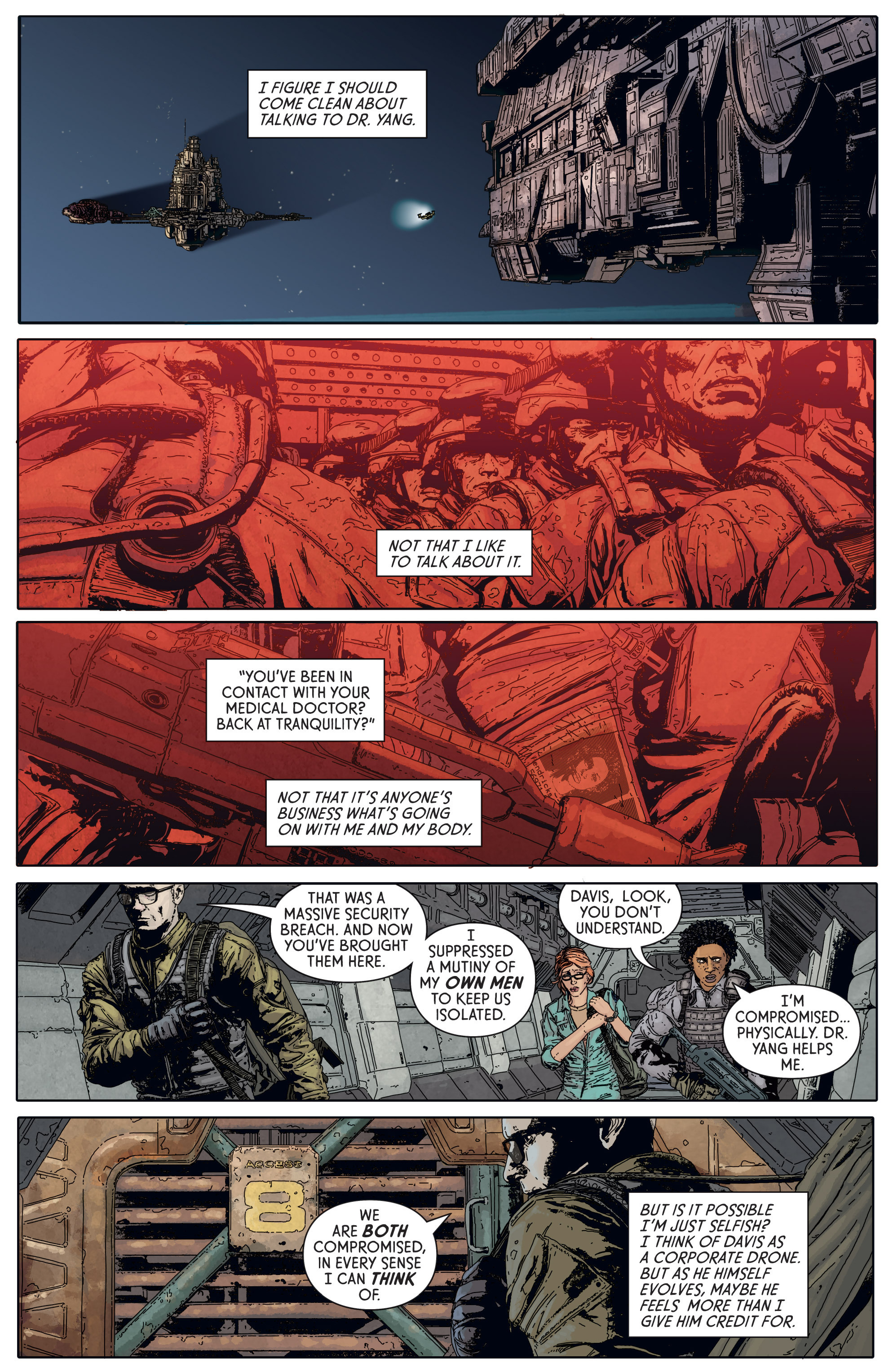 Read online Aliens: Defiance comic -  Issue #5 - 17