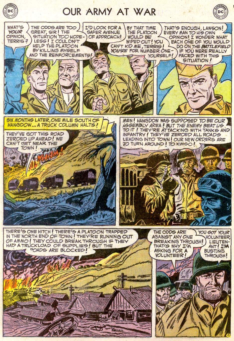 Read online Our Army at War (1952) comic -  Issue #9 - 20