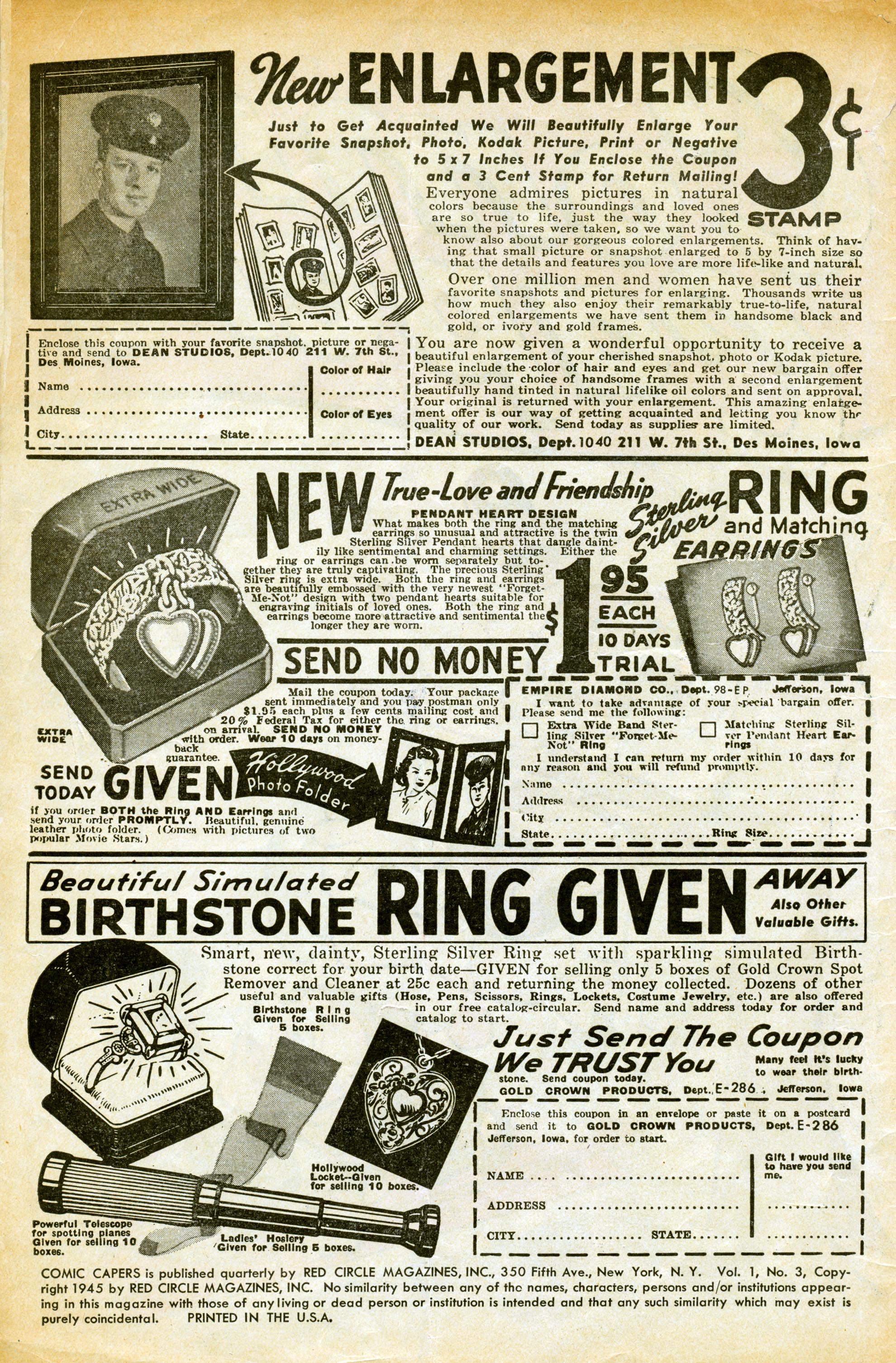 Read online Comic Capers comic -  Issue #3 - 2