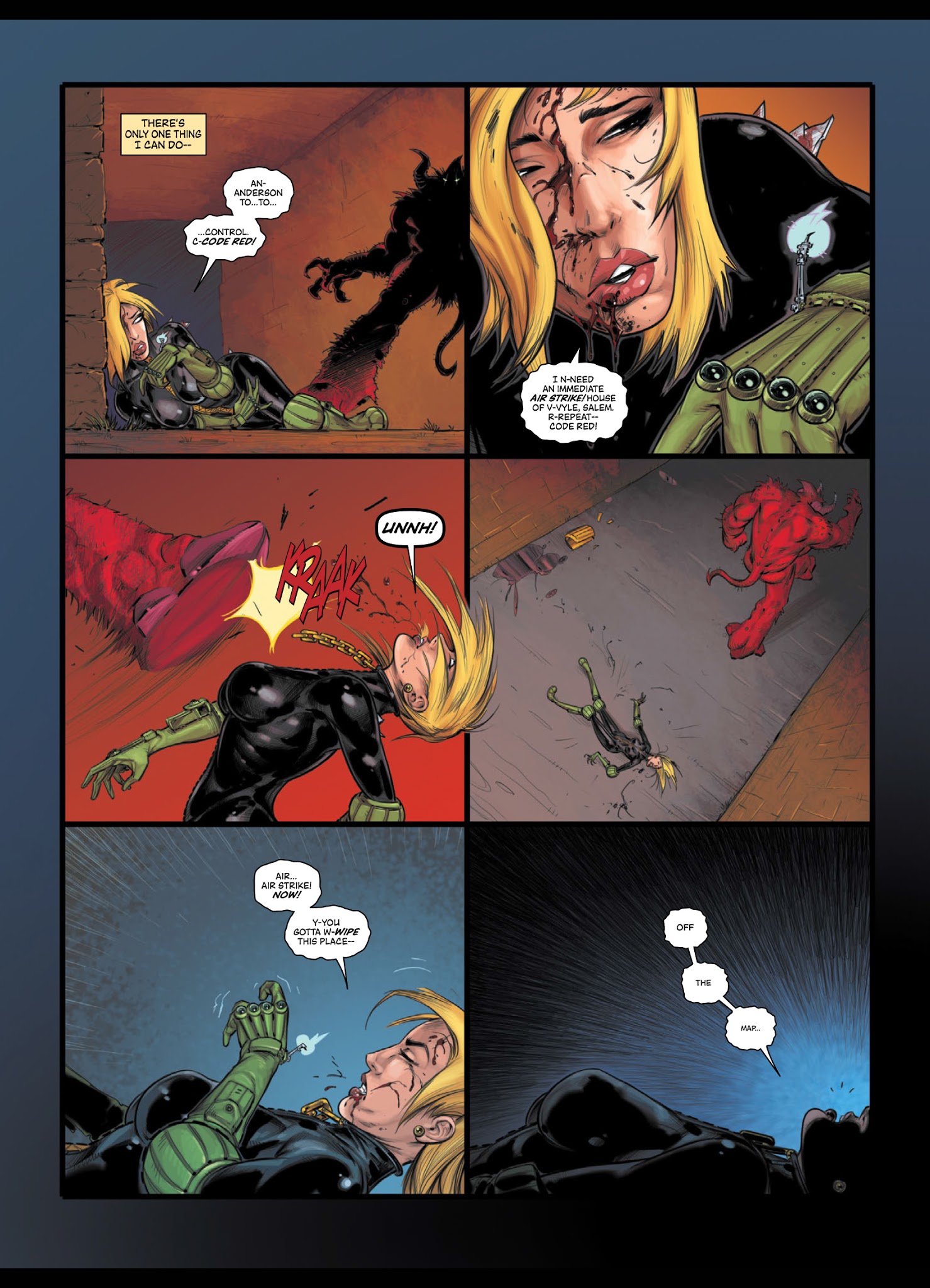 Read online Judge Anderson: The Psi Files comic -  Issue # TPB 5 - 183