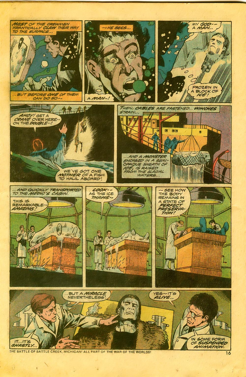 Read online Frankenstein (1973) comic -  Issue #12 - 11