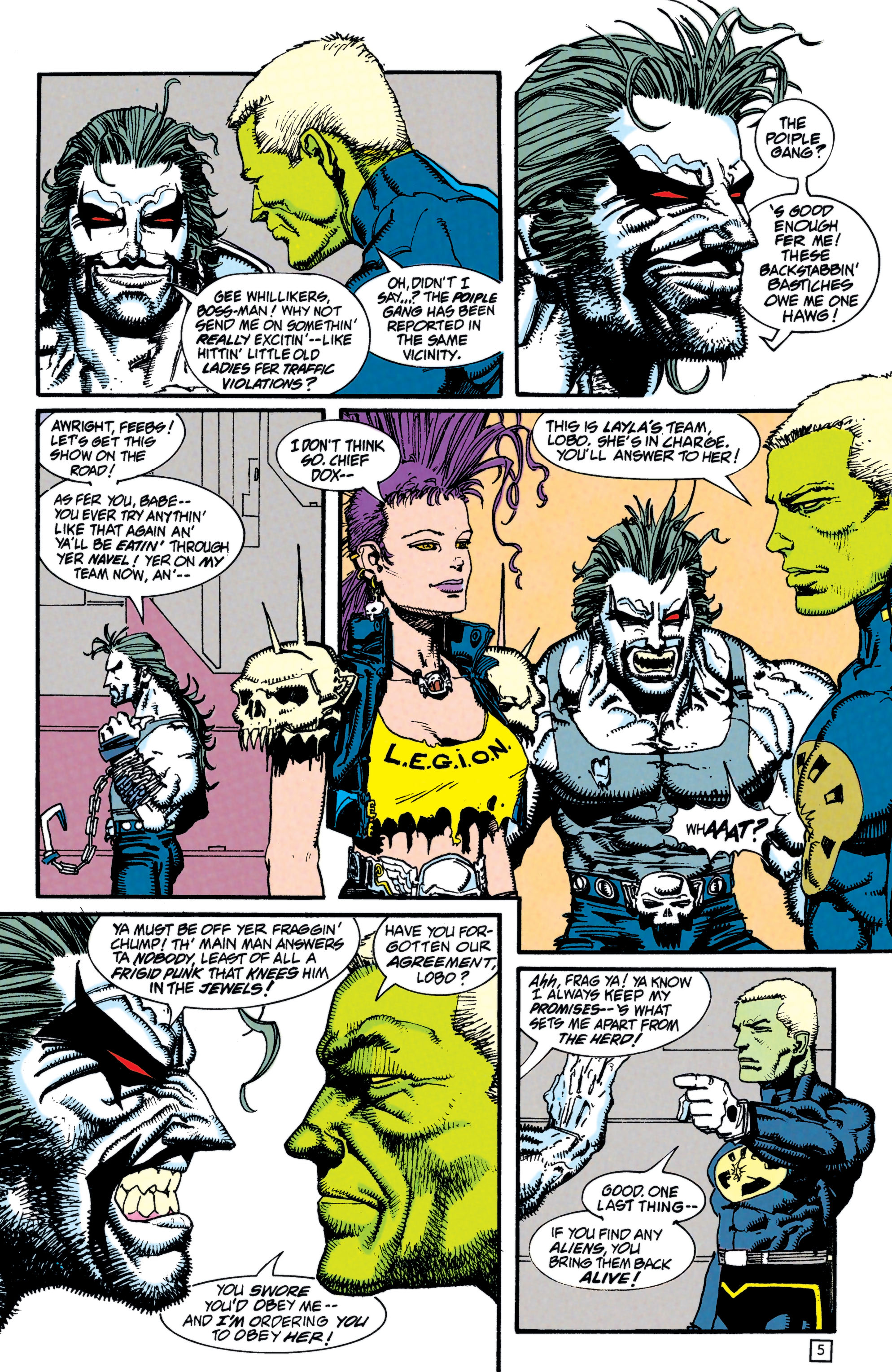 Read online Lobo (1993) comic -  Issue # _Annual 1 - Bloodlines - 6