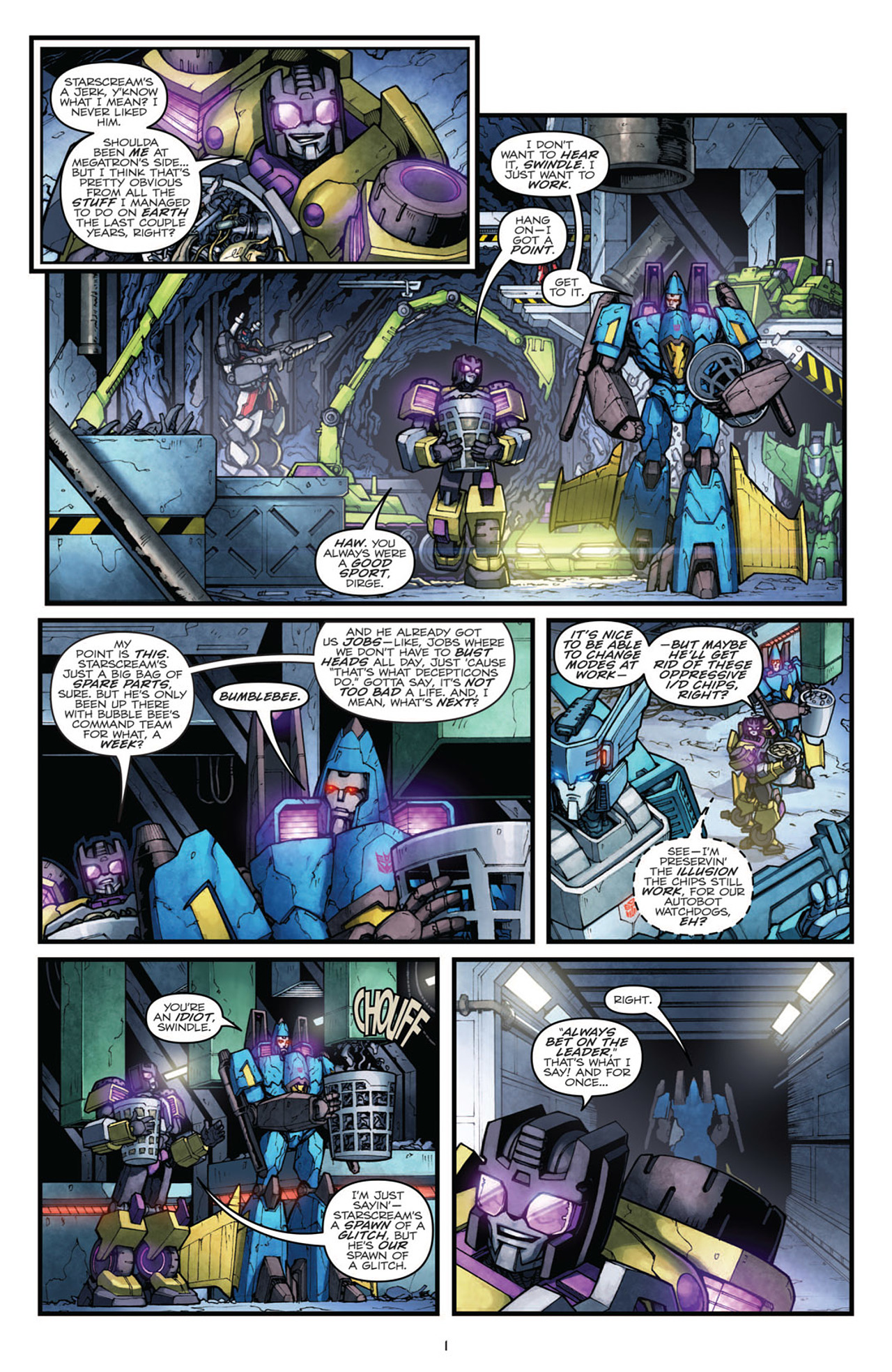 Read online Transformers: Robots In Disguise (2012) comic -  Issue #4 - 4