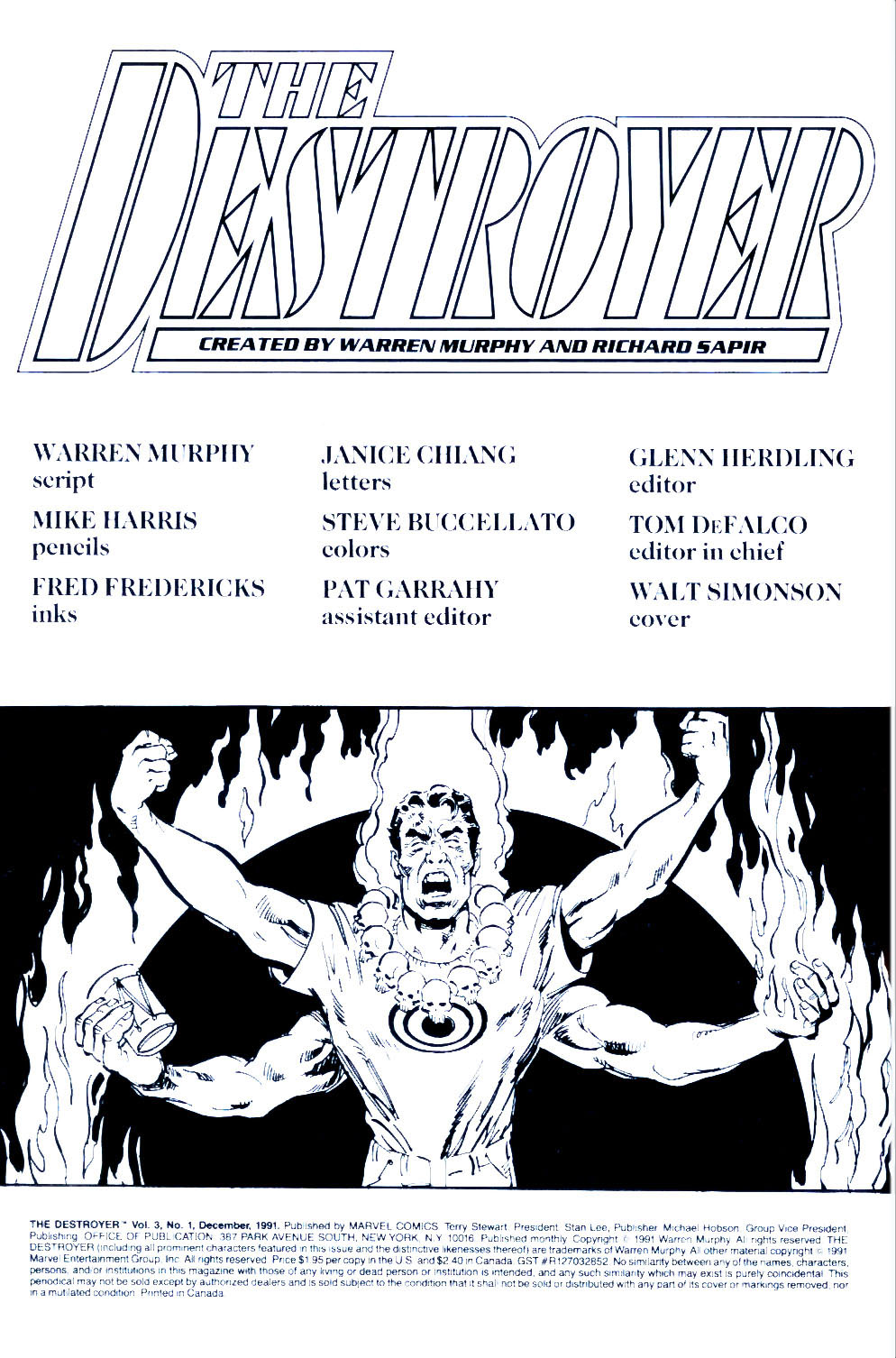 Read online The Destroyer (1991) comic -  Issue #1 - 2