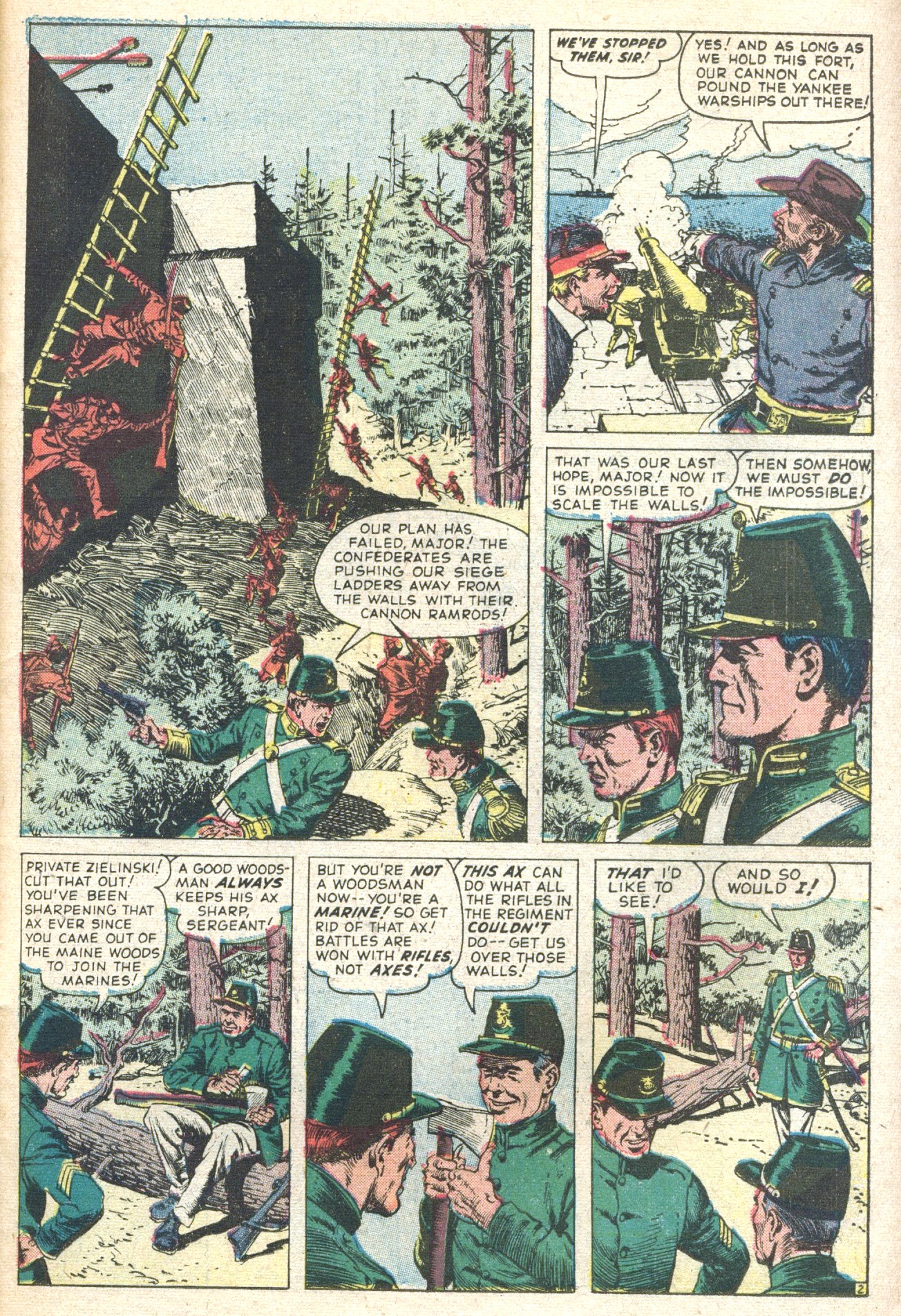 Read online Marines in Battle comic -  Issue #23 - 23