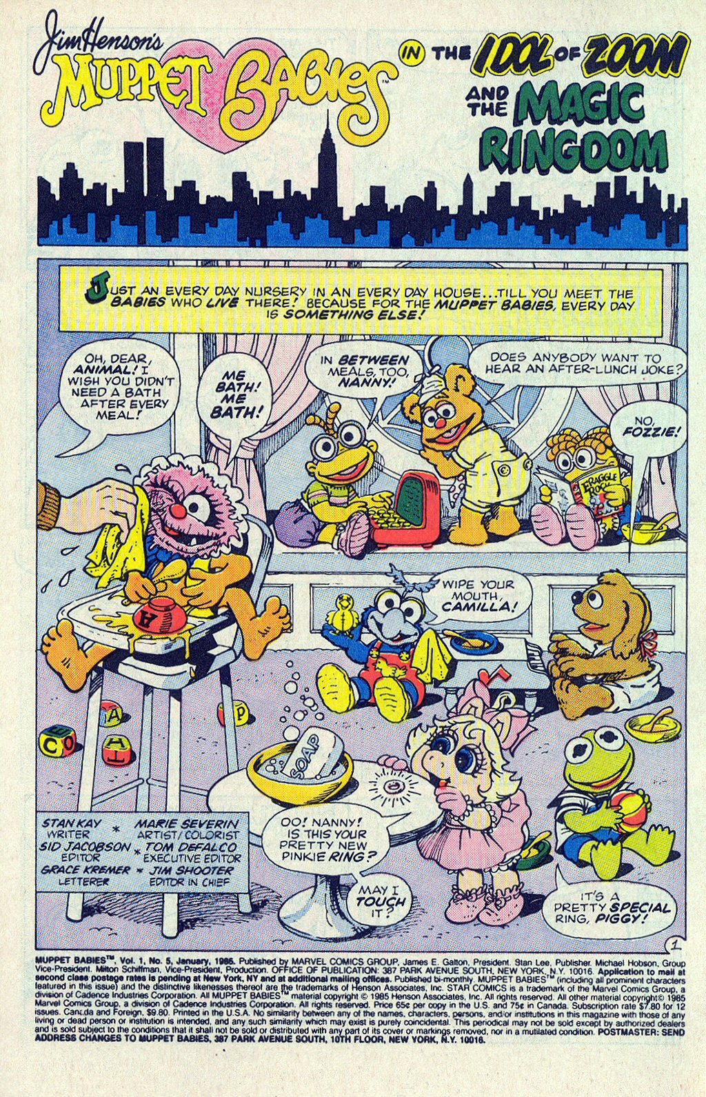 Read online Muppet Babies comic -  Issue #5 - 3