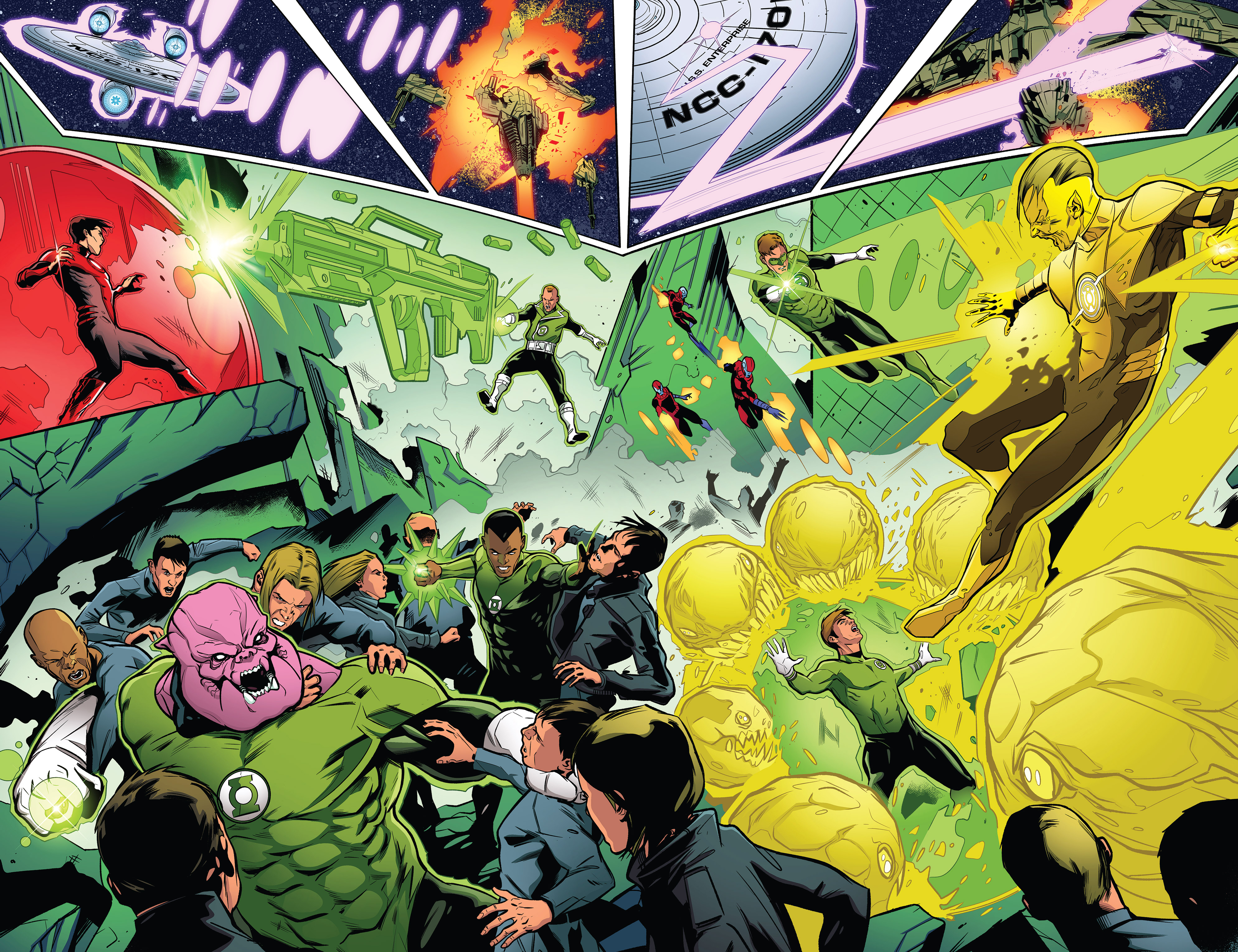 Read online Star Trek/Green Lantern (2016) comic -  Issue #6 - 11
