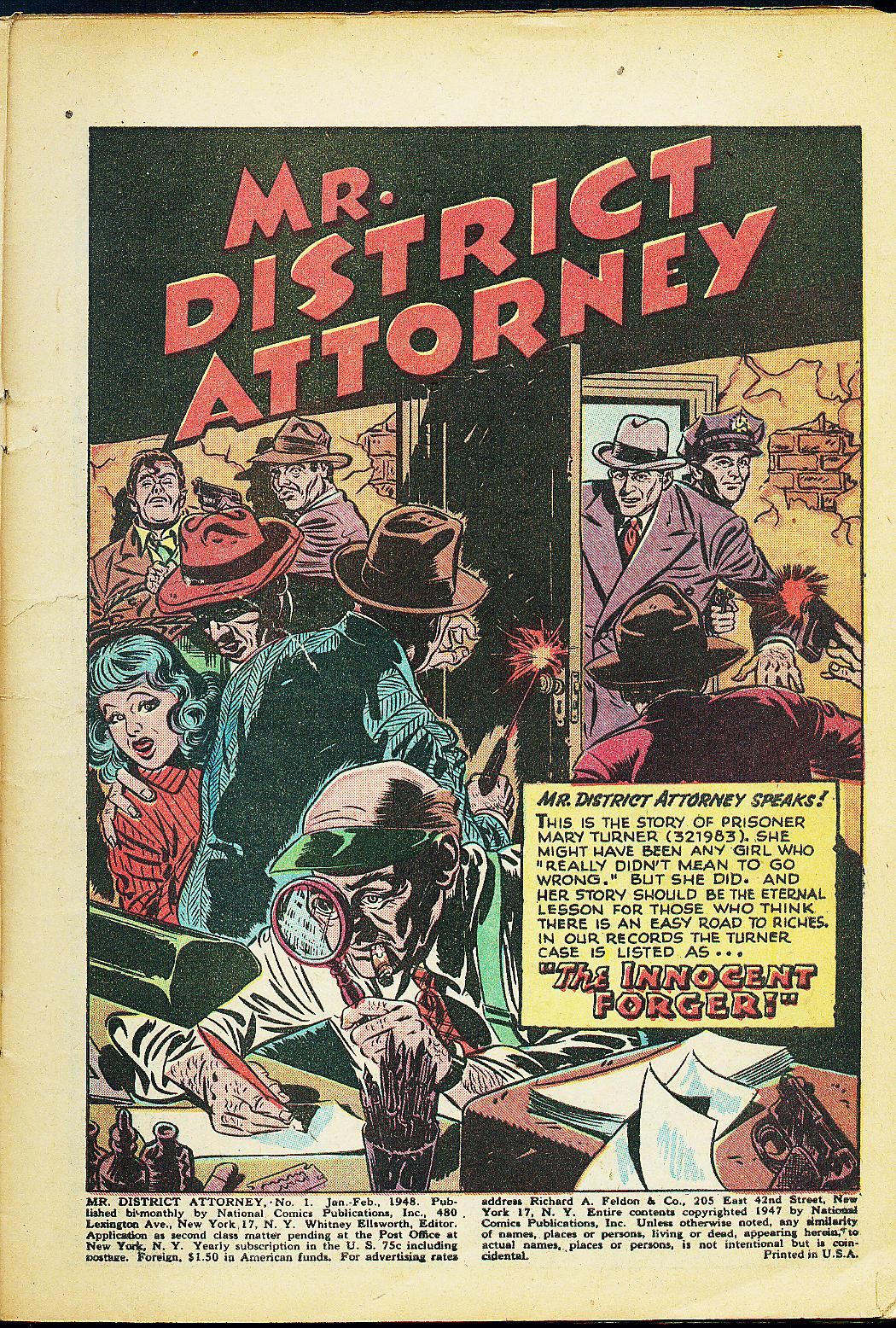 Read online Mr. District Attorney comic -  Issue #1 - 3