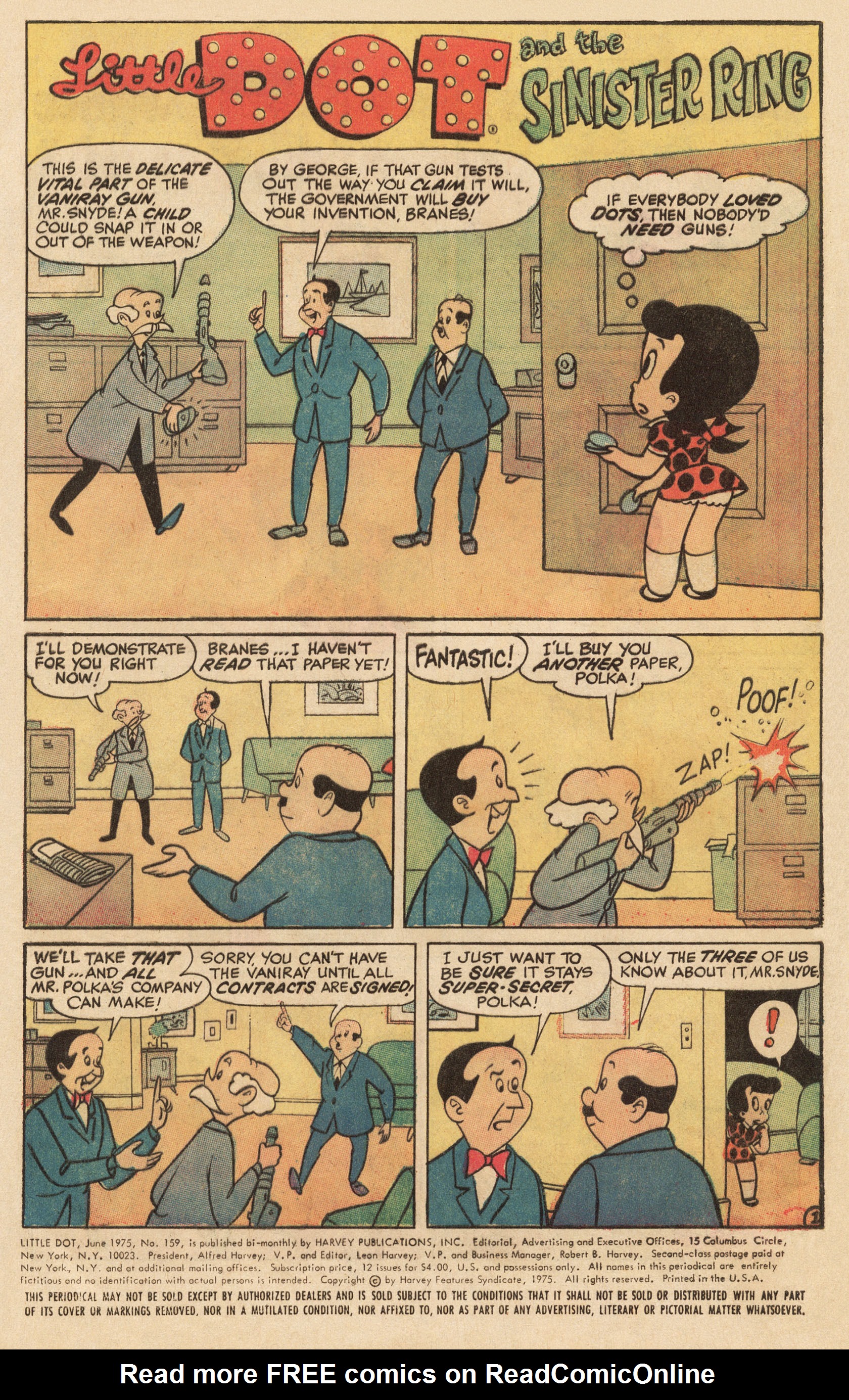 Read online Little Dot (1953) comic -  Issue #159 - 5