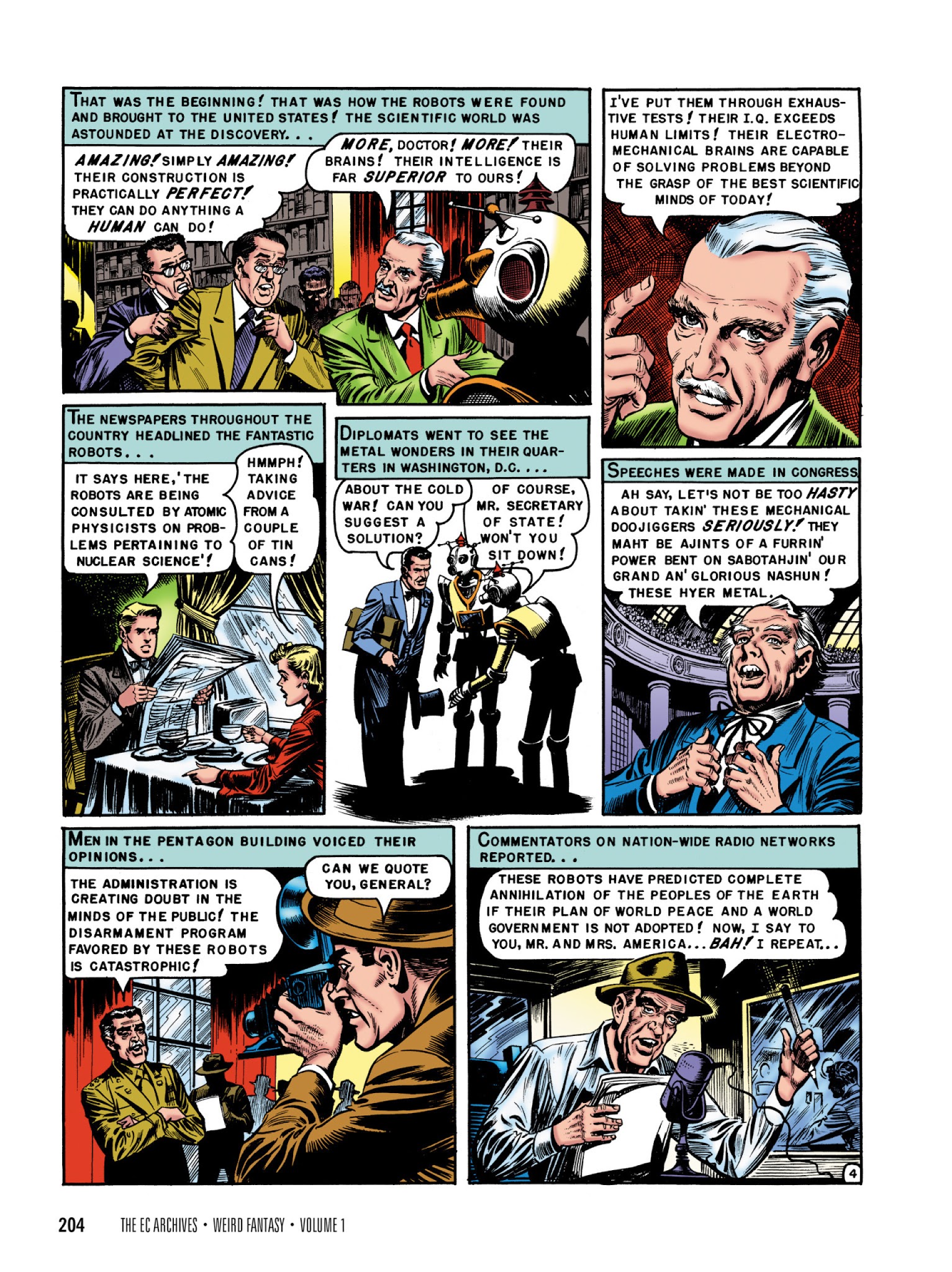Read online The EC Archives: Weird Fantasy comic -  Issue # TPB 1 - 206