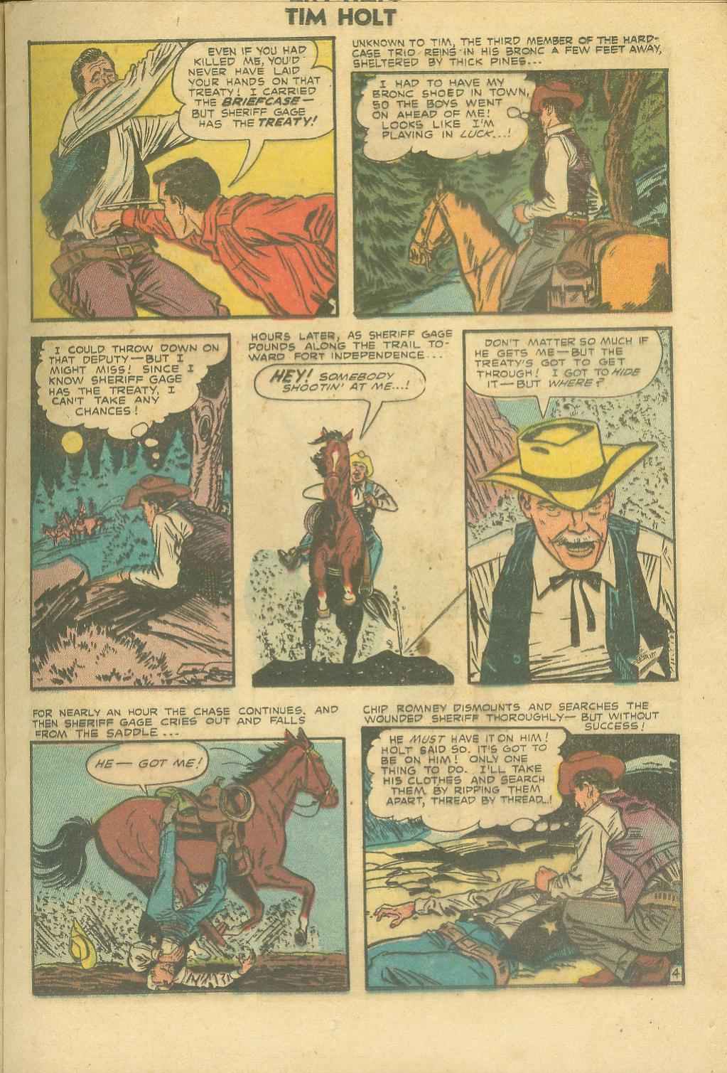 Read online Tim Holt comic -  Issue #33 - 15