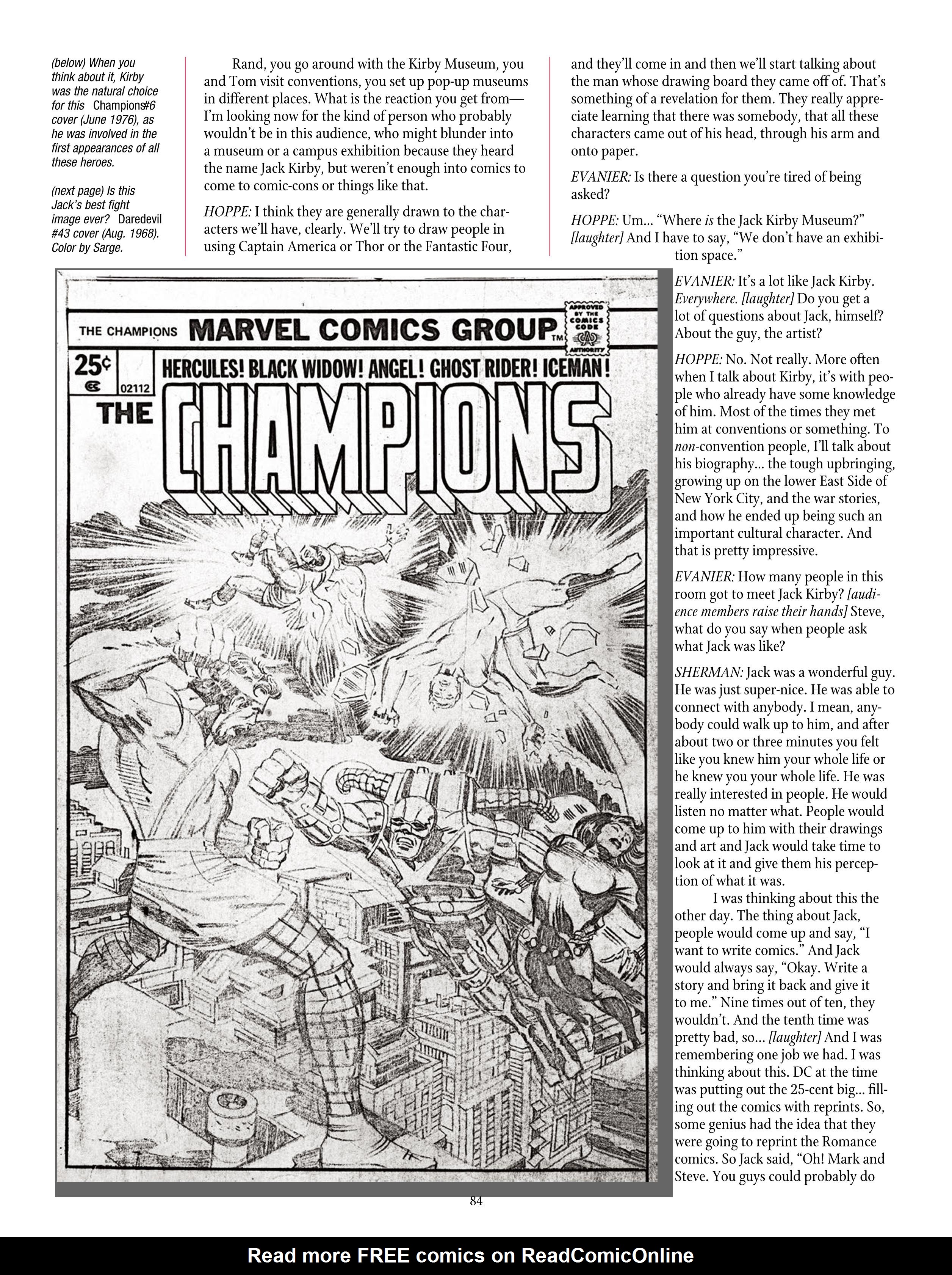 Read online The Jack Kirby Collector comic -  Issue #72 - 86