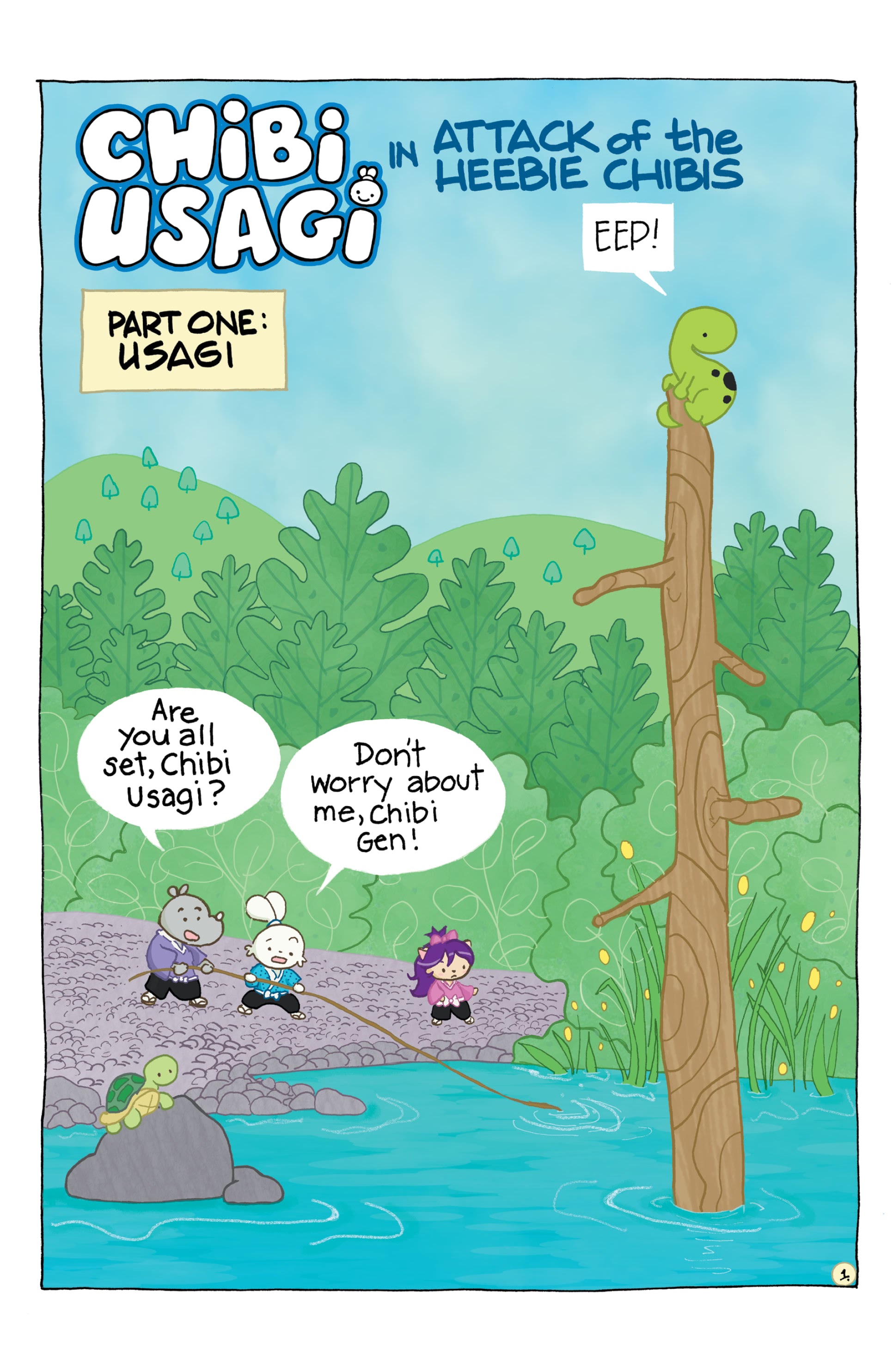 Read online Chibi-Usagi: Attack of the Heebie Chibis comic -  Issue # TPB - 6