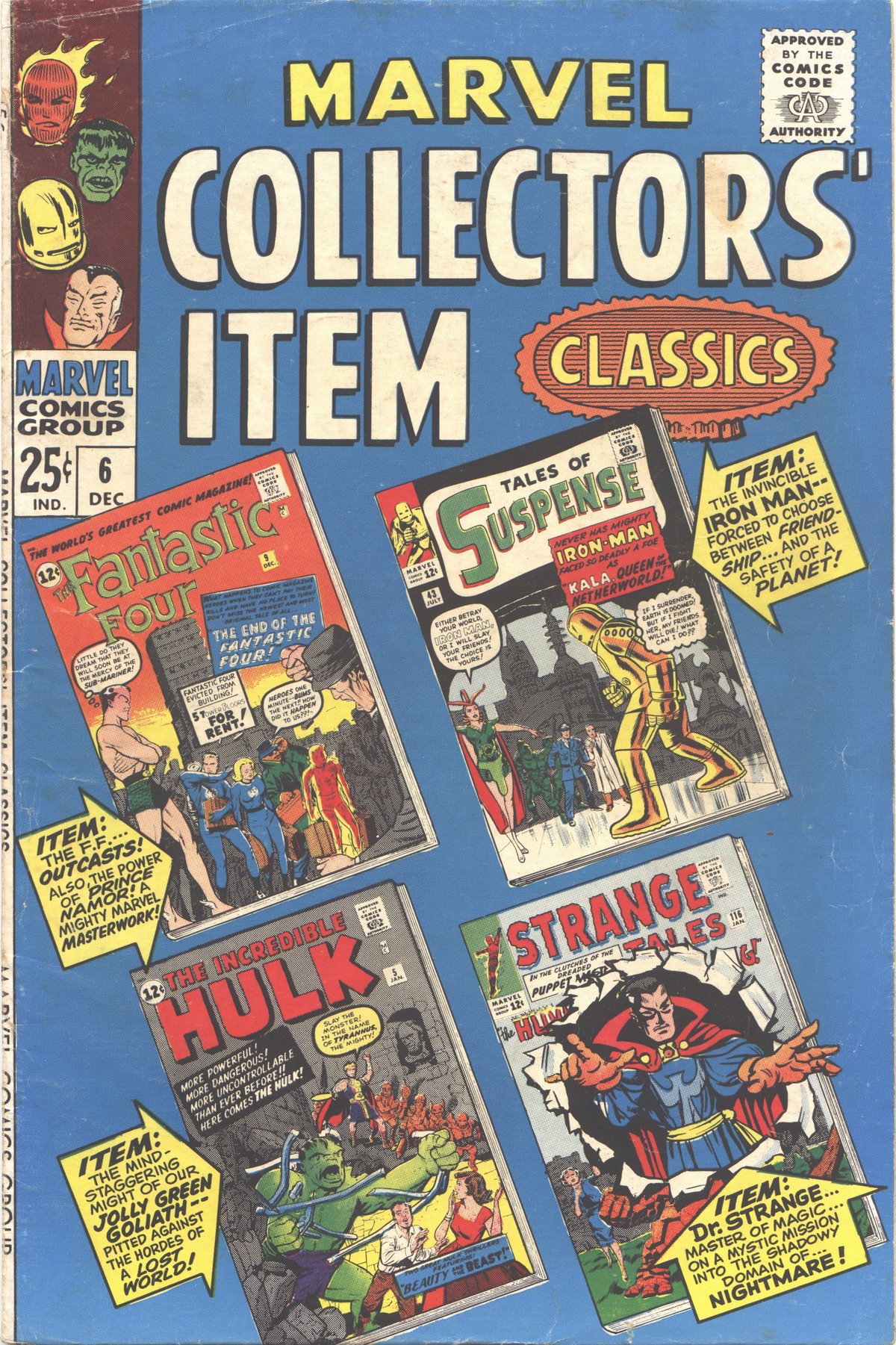 Read online Marvel Collectors' Item Classics comic -  Issue #6 - 1