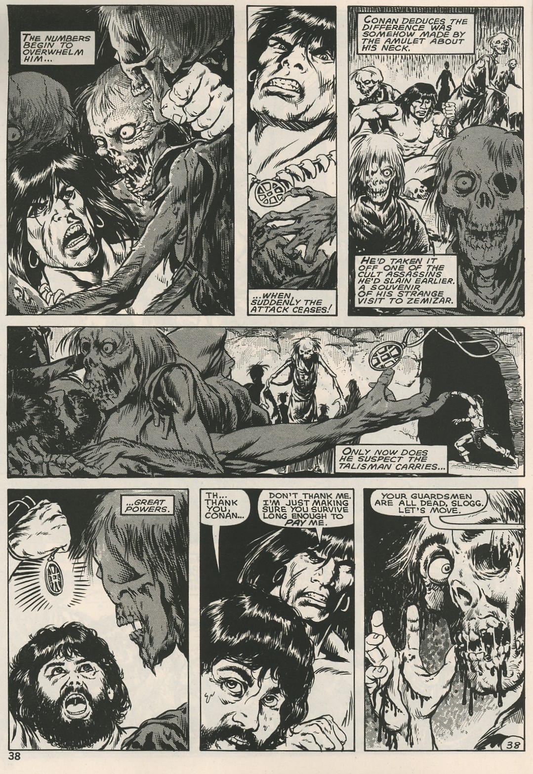 The Savage Sword Of Conan issue 125 - Page 38