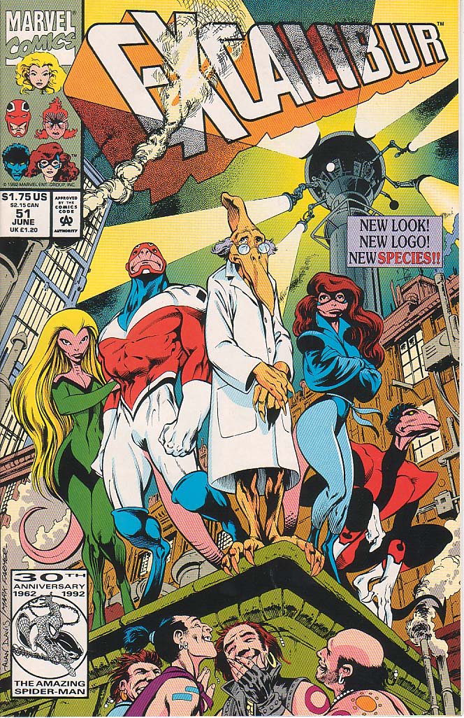 Read online Excalibur (1988) comic -  Issue #51 - 1