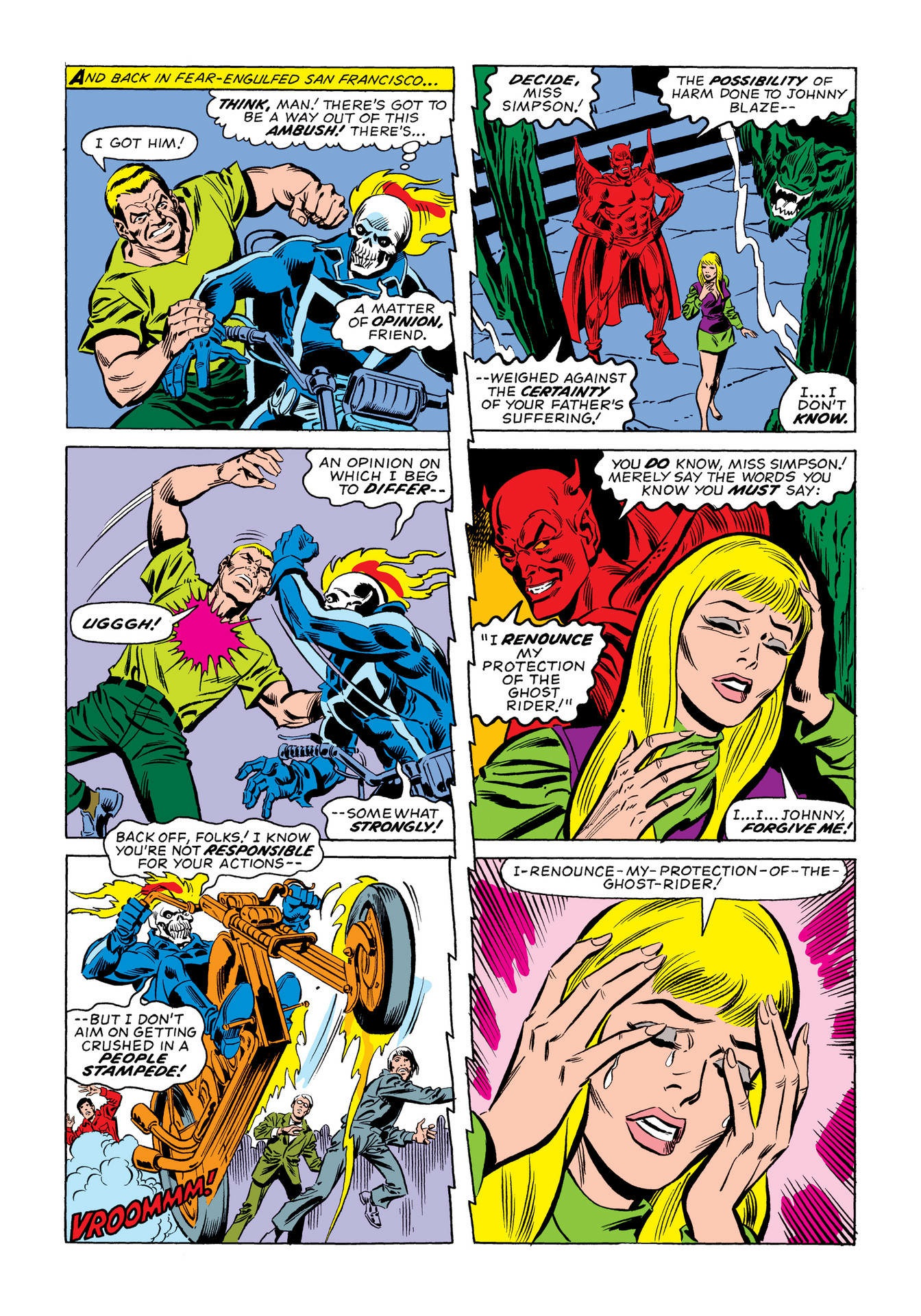 Read online Marvel Masterworks: Ghost Rider comic -  Issue # TPB 2 (Part 1) - 71