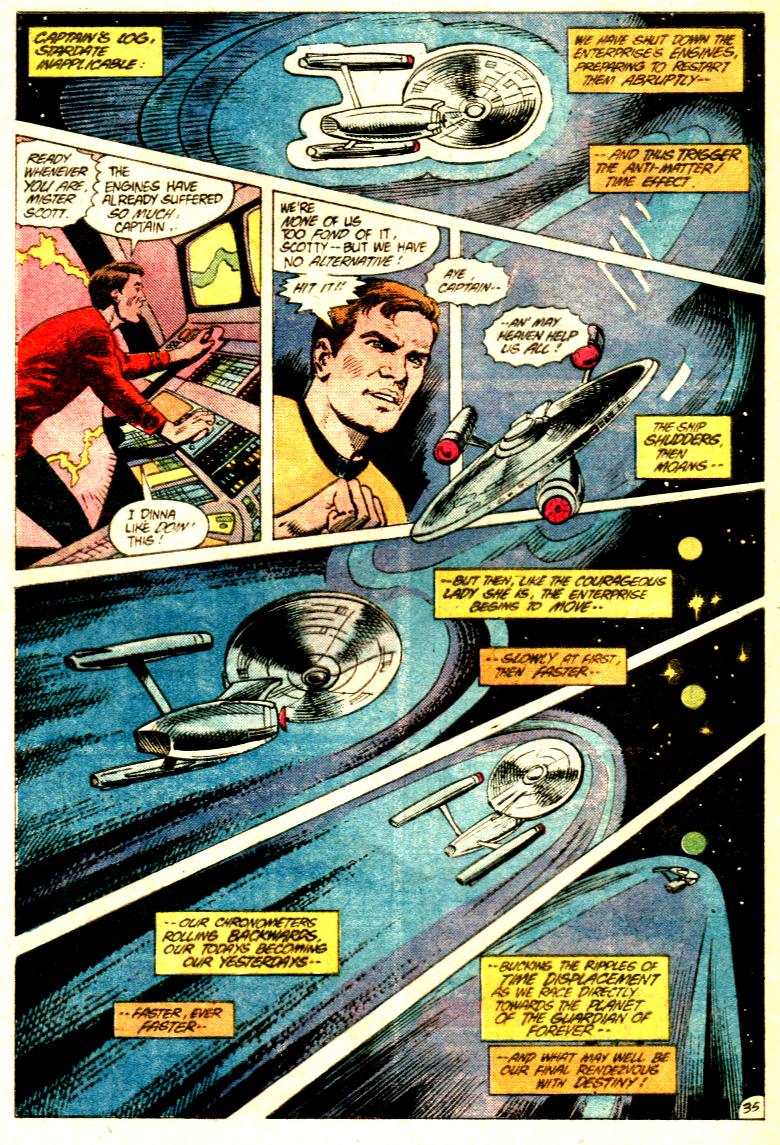 Read online Star Trek (1984) comic -  Issue #33 - 35