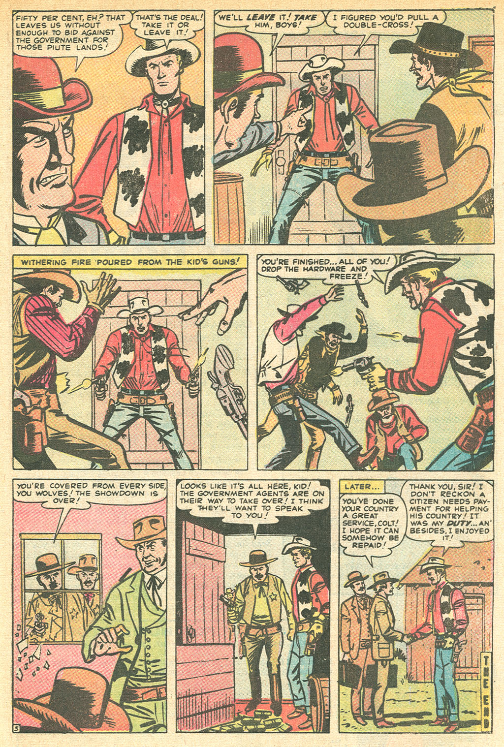 Read online Kid Colt Outlaw comic -  Issue #150 - 33