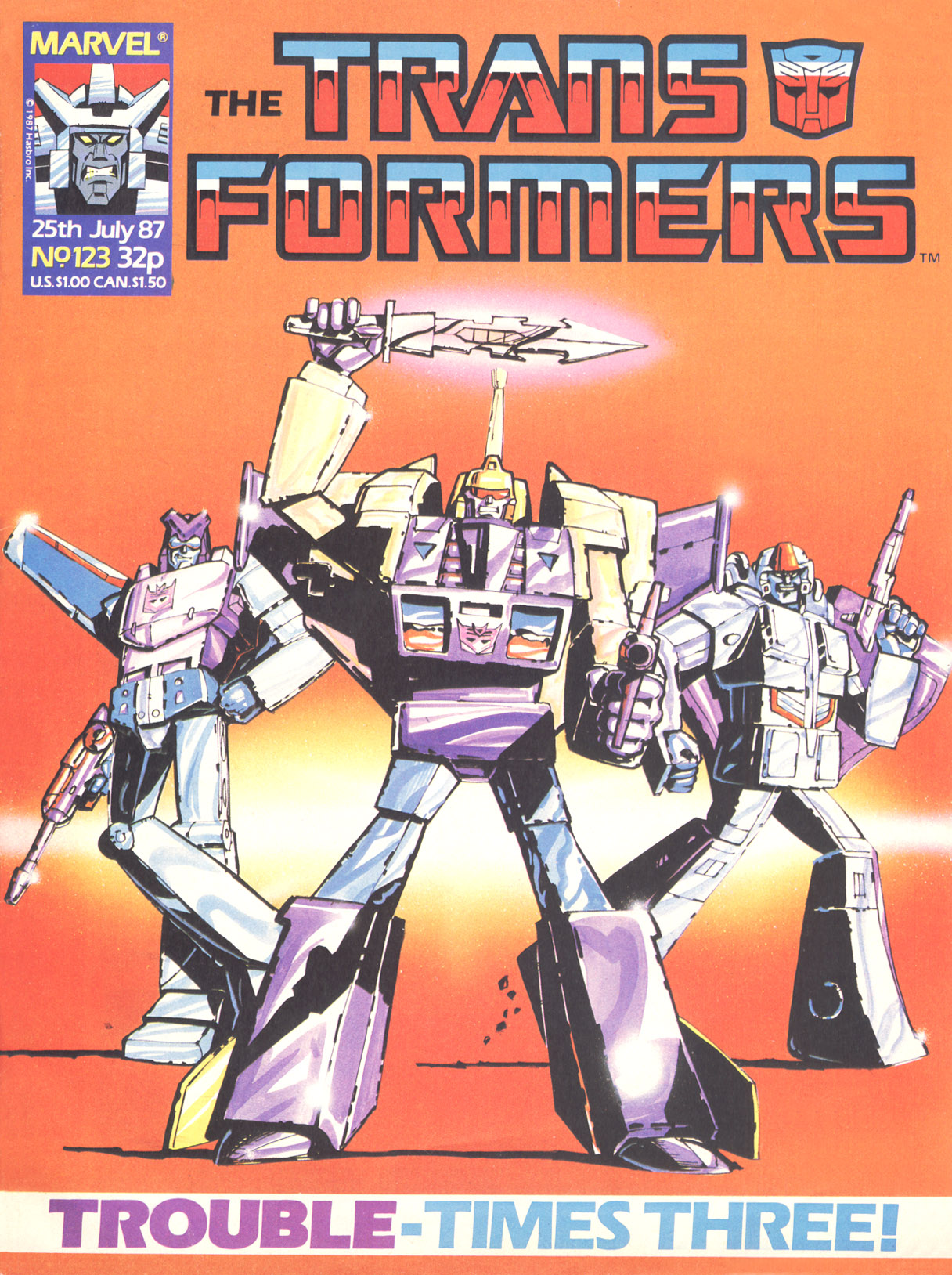 Read online The Transformers (UK) comic -  Issue #123 - 1