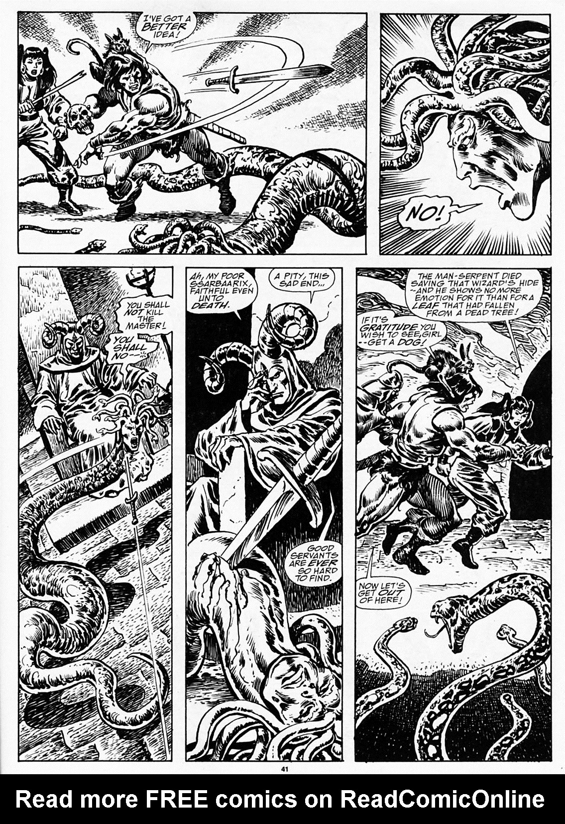 Read online The Savage Sword Of Conan comic -  Issue #191 - 43