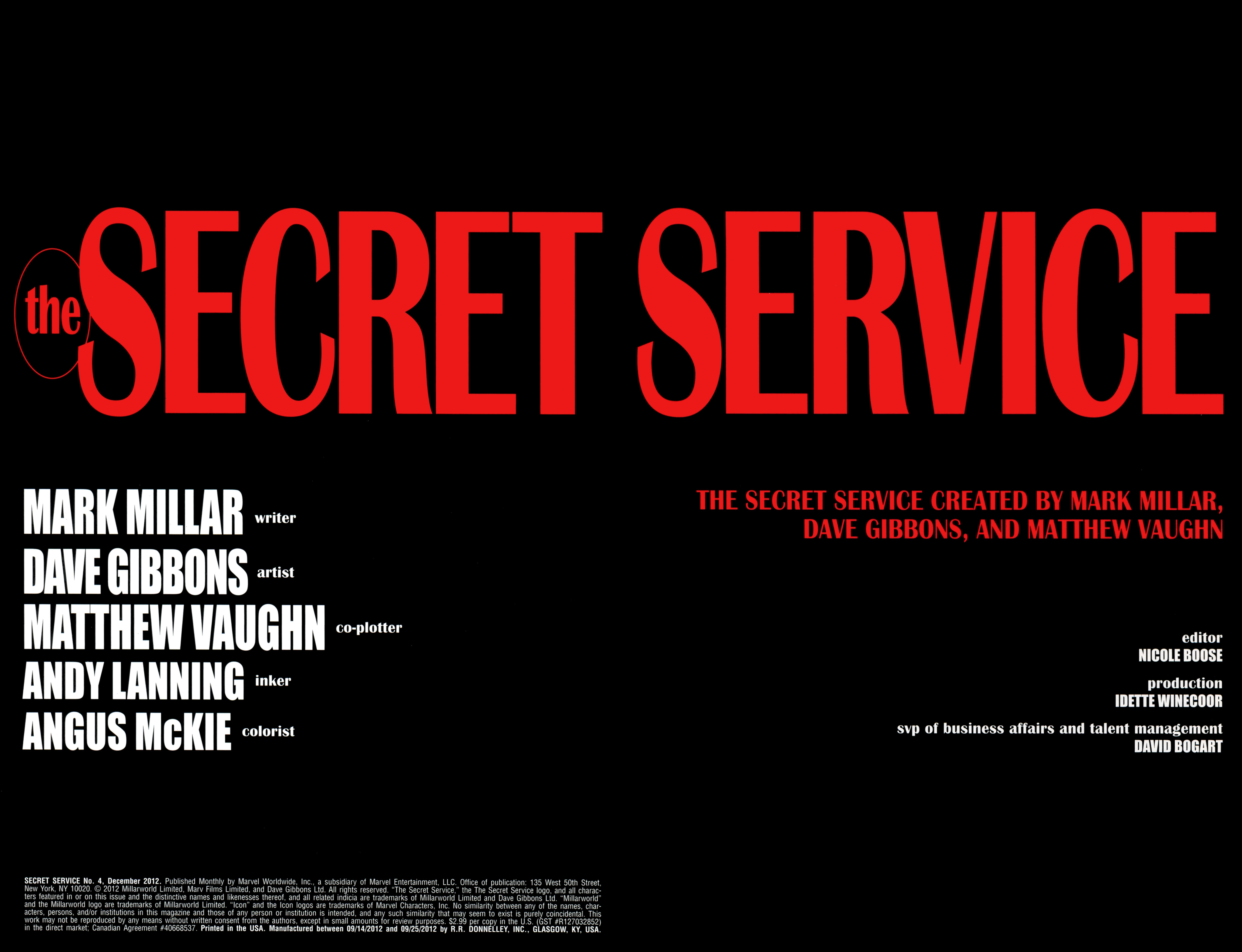Read online Secret Service comic -  Issue #4 - 2