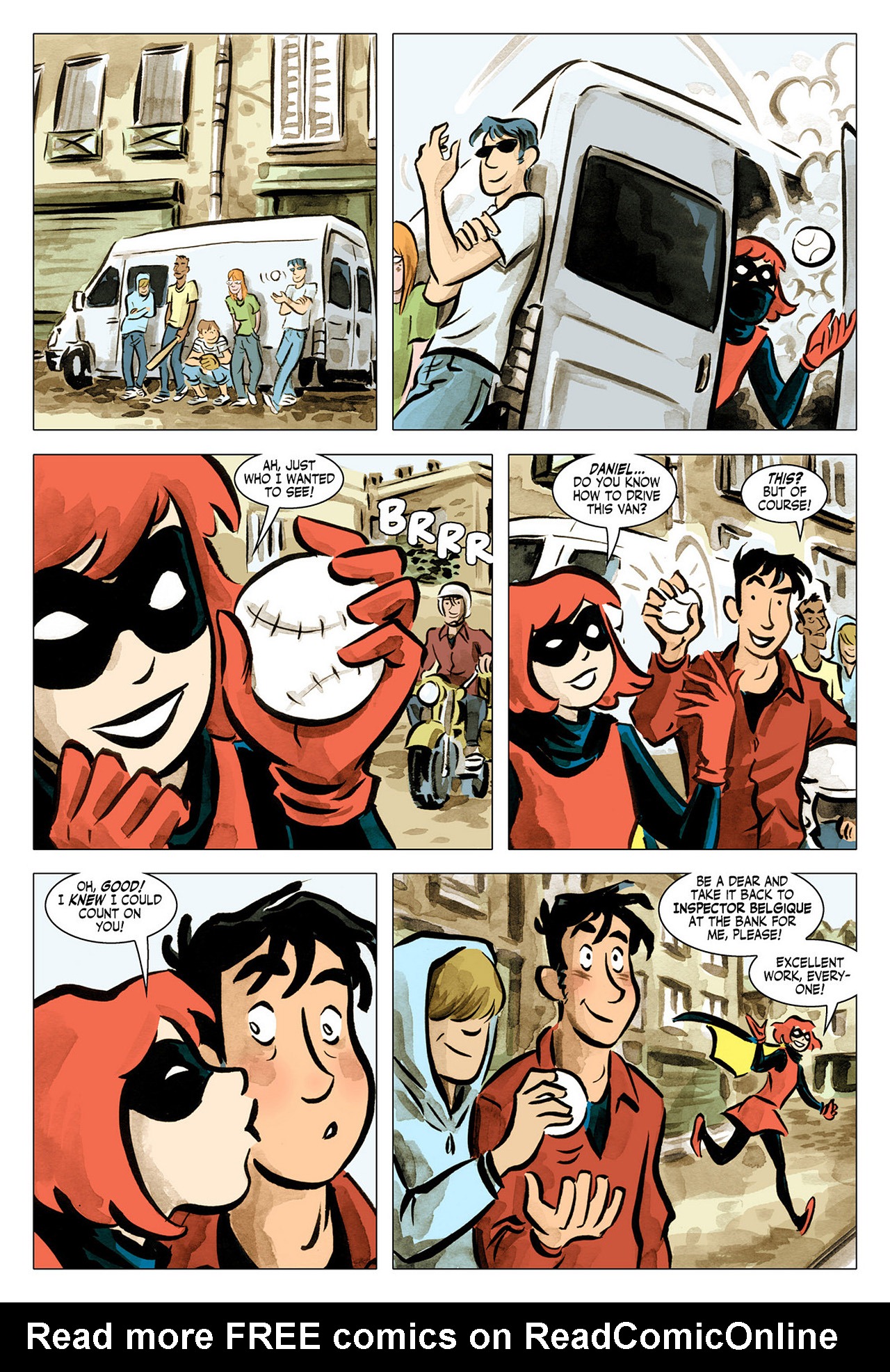 Read online Bandette (2012) comic -  Issue #2 - 11