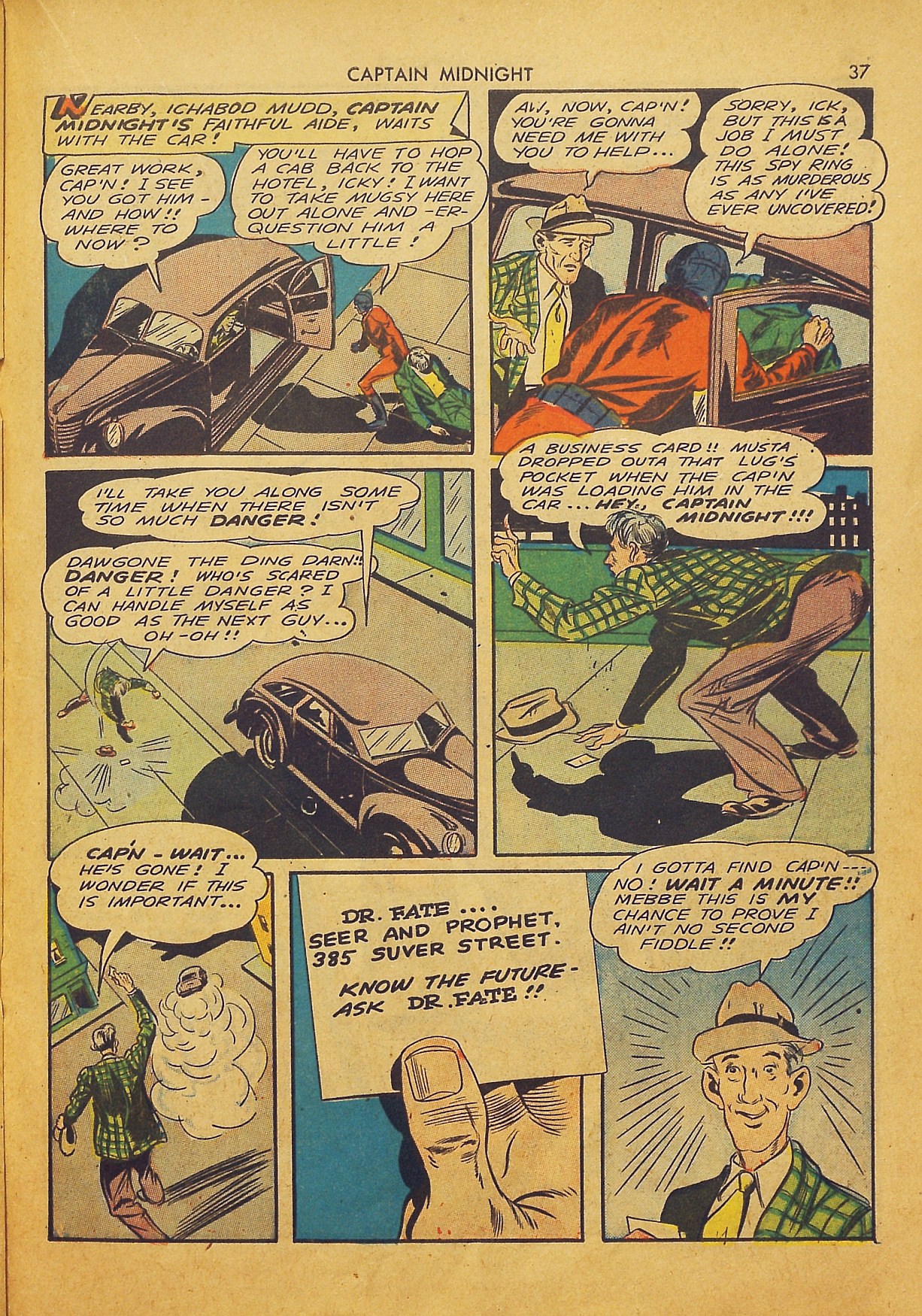 Read online Captain Midnight (1942) comic -  Issue #2 - 36