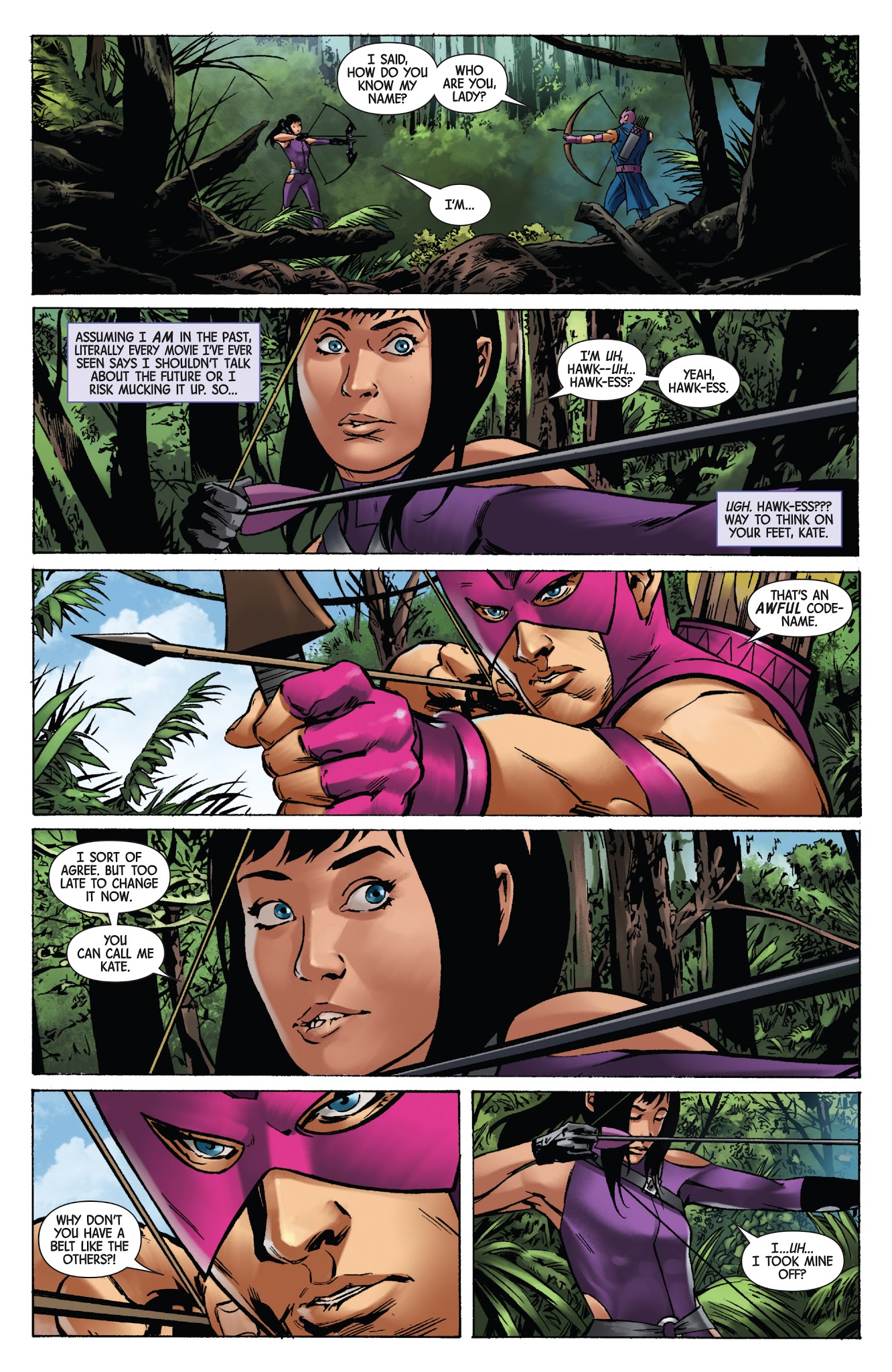 Read online Generations: Hawkeye & Hawkeye comic -  Issue # Full - 5