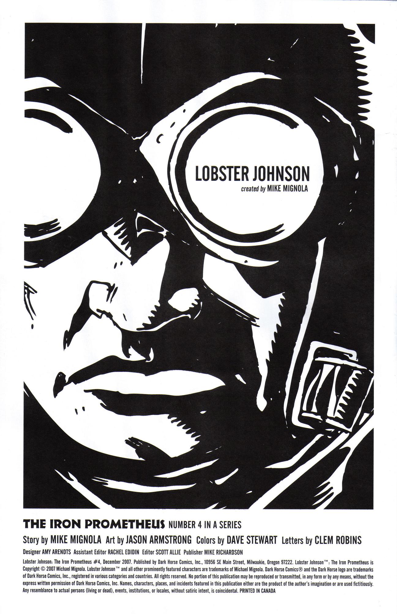 Lobster Johnson: The Iron Prometheus Issue #4 #4 - English 2