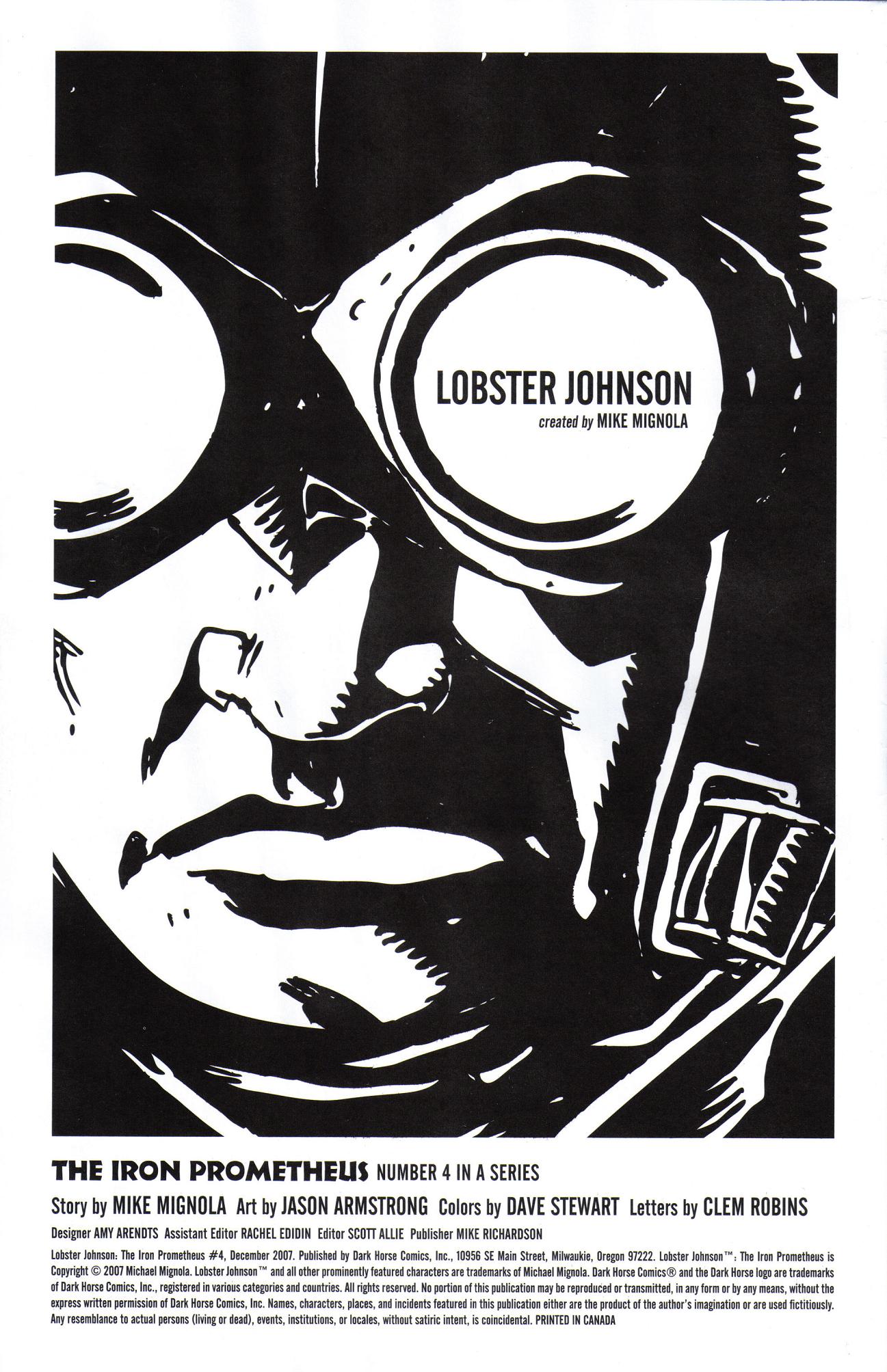 Read online Lobster Johnson: The Iron Prometheus comic -  Issue #4 - 2