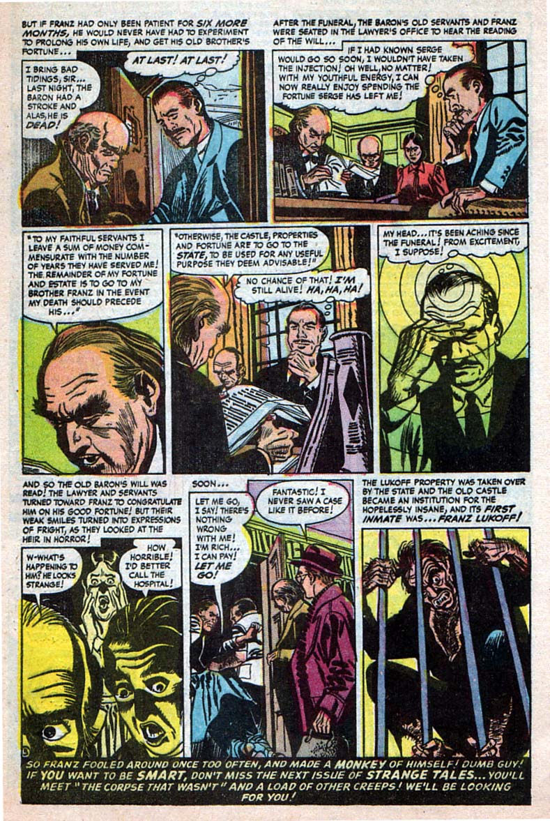 Read online Strange Tales (1951) comic -  Issue #21 - 32